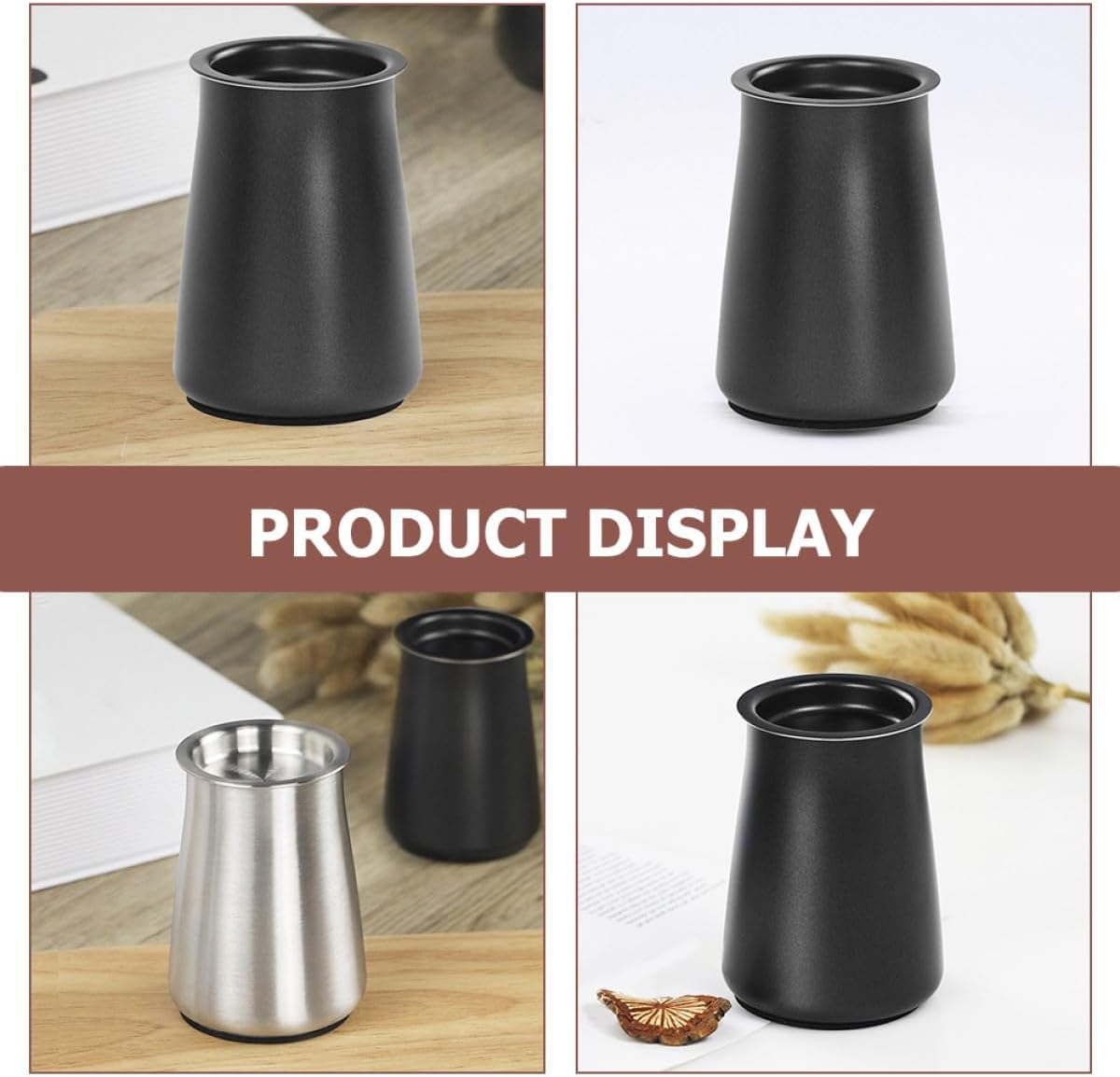 Jojofuny Coffee Powder Sieve Stainless Steel Fine Mesh Filter for Even Grinding with Non-Slip Base Rust-Resistant Material Easy to Clean and Store Suitable for Brewing Coffee and Tea image number 6