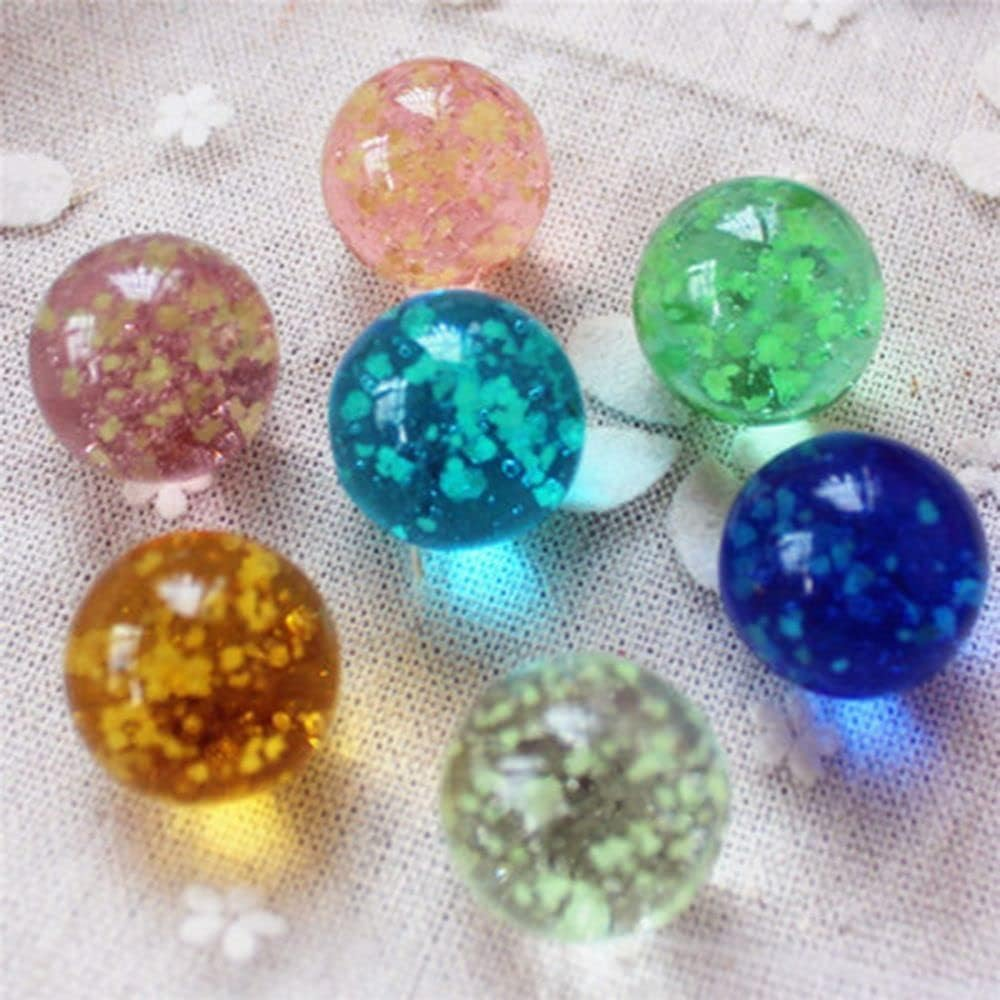 10Pcs Gold Marbles Glow in the Dark Marbles for Kids Glass Marbles Glass Ball Luminous Glass Ball Runs for Kids Marble Games DIY and Home Decoration Dice and Marble Games(12Mm),Sports and Outdoor image number 6