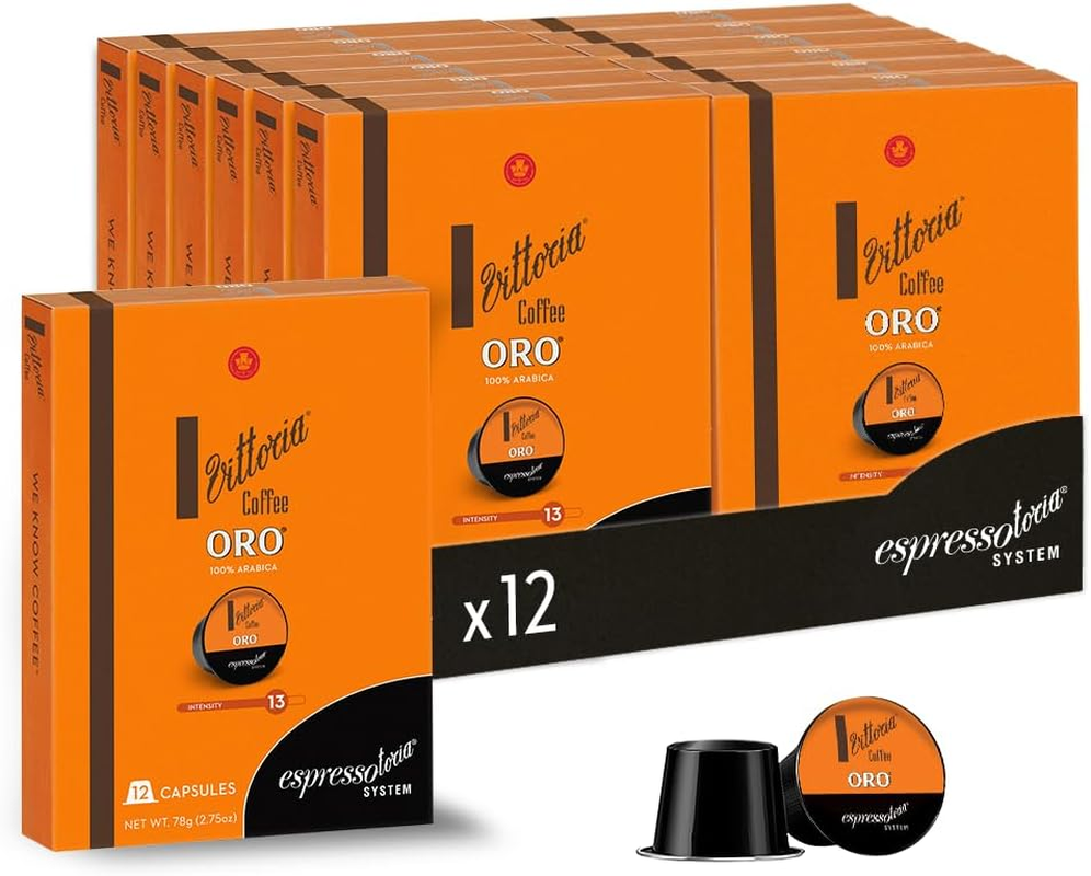 Vittoria Coffee Oro Blend Espressotoria Capsules 78 G (Case of 12) image number 1