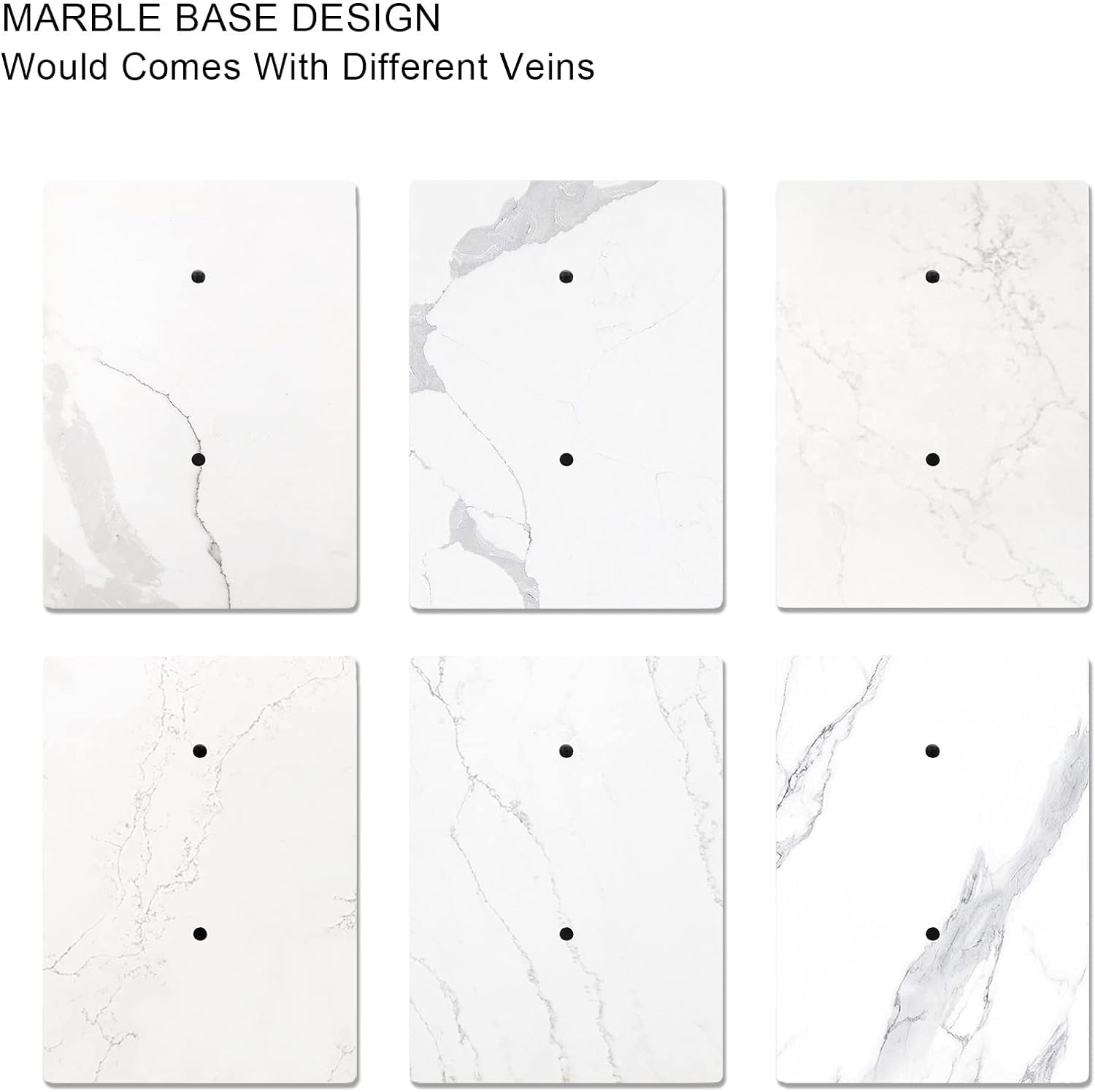 Gzila Free Standing Toilet Paper Holder Stand with Reserve, Heavy Weighted Marble Base Design, Bathroom Stands Tissue Rolls Holder, 304 Stainless Steel Brushed Nickel image number 5