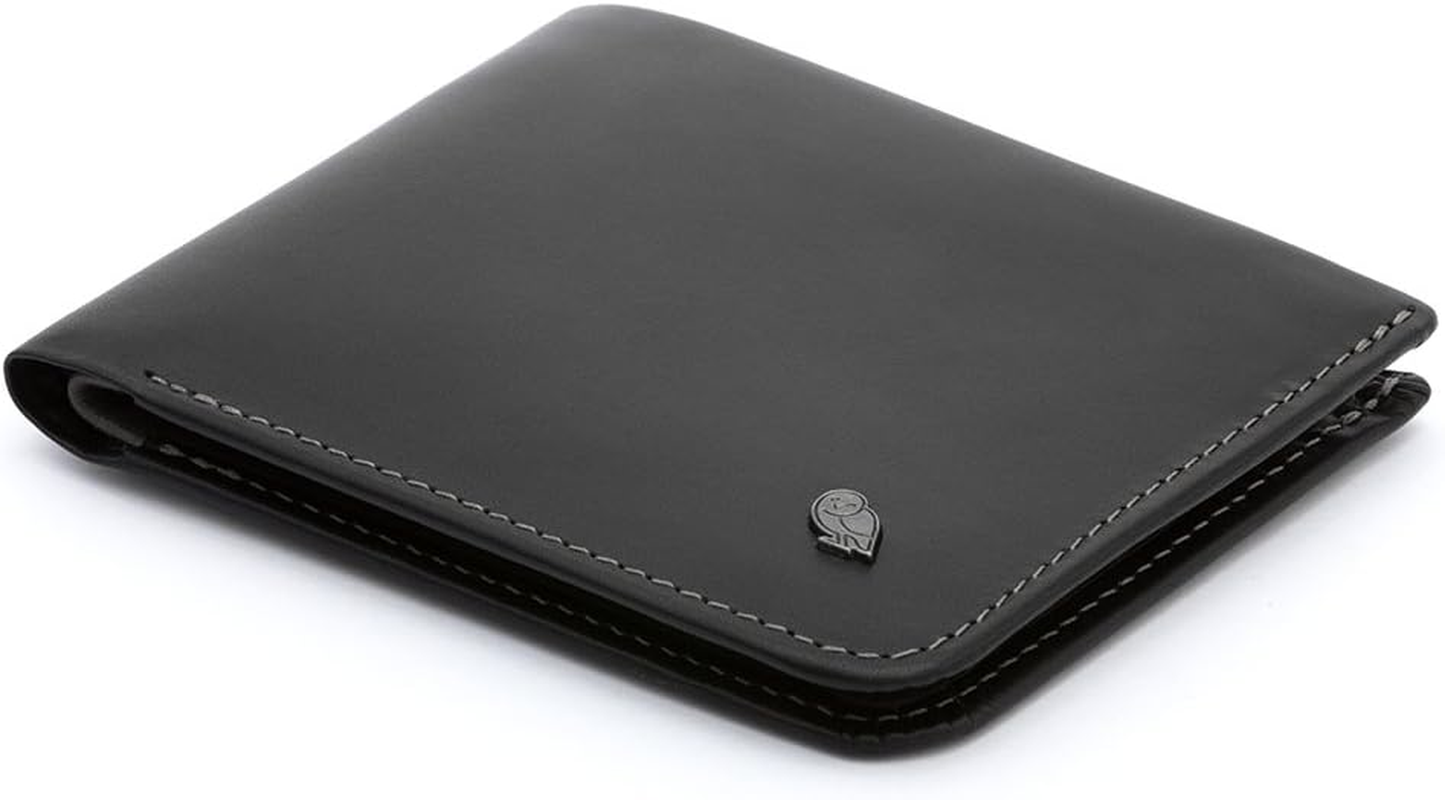 Bellroy Hide & Seek Wallet (Slim Leather Bifold Design, RFID Blocking, Holds 5&ndash;12 Cards with a Hidden Section) - Black