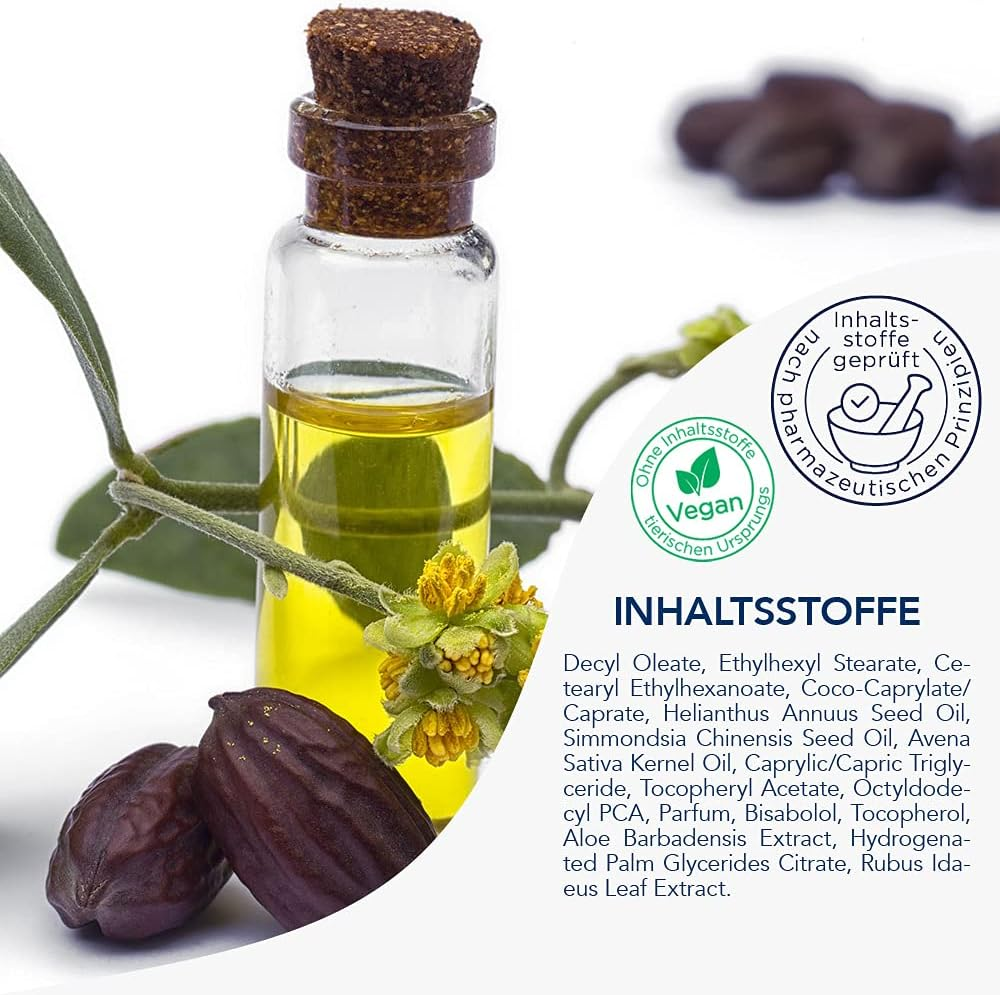 Frei &Ouml;l Facial Oil for Noticeably Smooth Skin Feel with Vitamin E, Omega 6 Fatty Acids, Moisturises, Facial Care, Vegan, 30 Ml image number 4