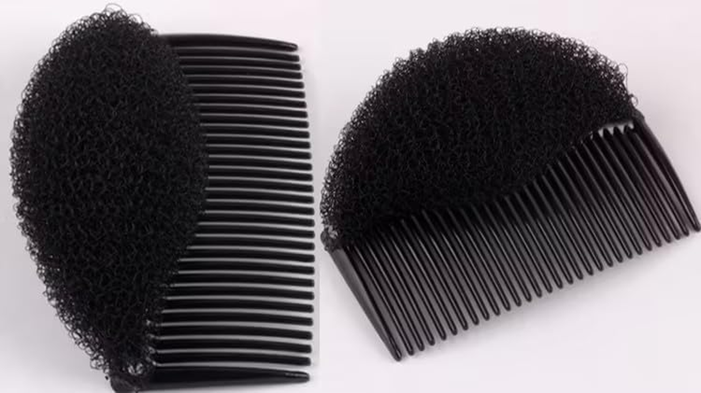 2 Pcs Black Hair Volumizer Clip Bump It up Volume Hair Base Styling Clip Braid Insert Tool for Women'S Beehive Hairstyle and Crown Shapers Hair Accessories image number 6