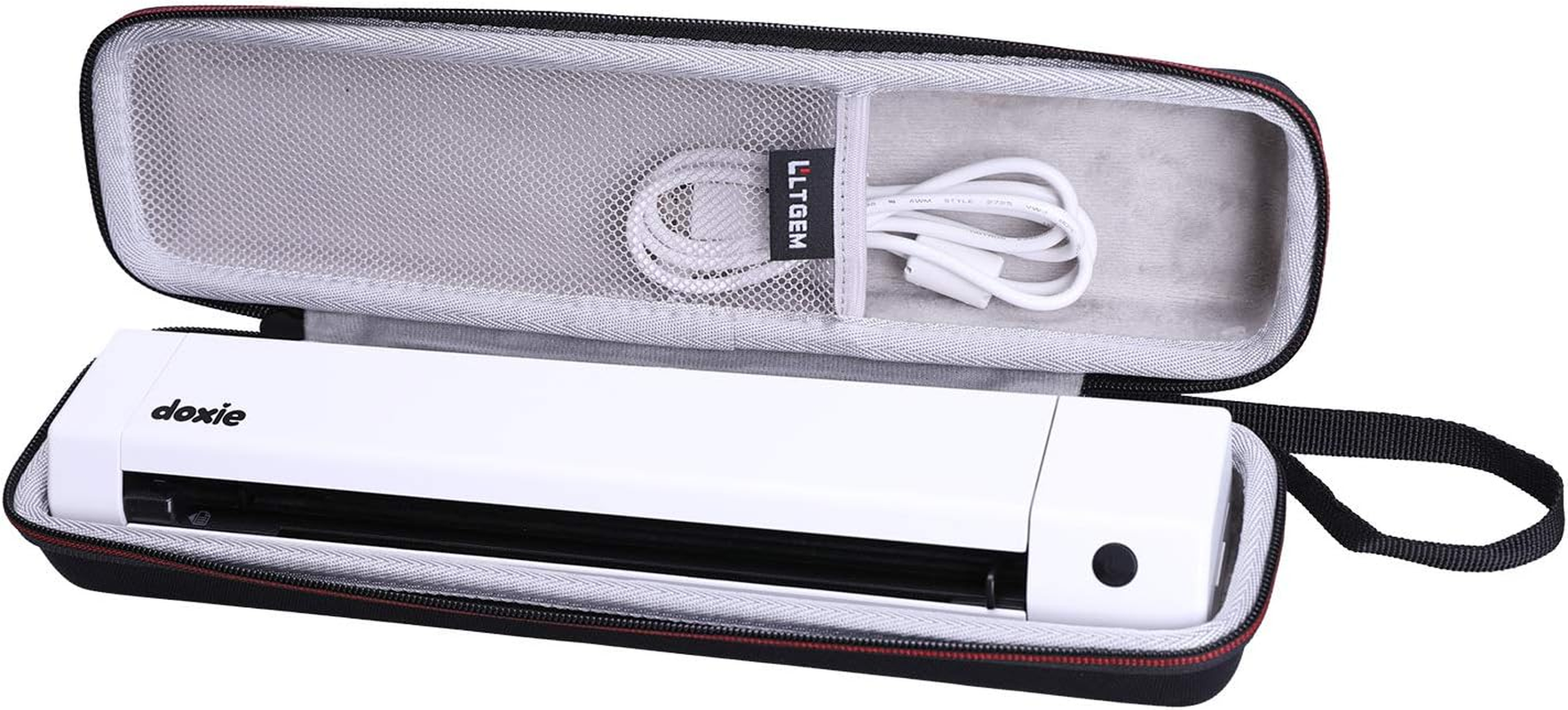 LTGEM Hard Case for Brother DS-640 / DS-740D / DS-940DW / DS-720D Compact Mobile Document Scanner & Itari Portable Printer - Protective Carrying Storage Bag image number 3