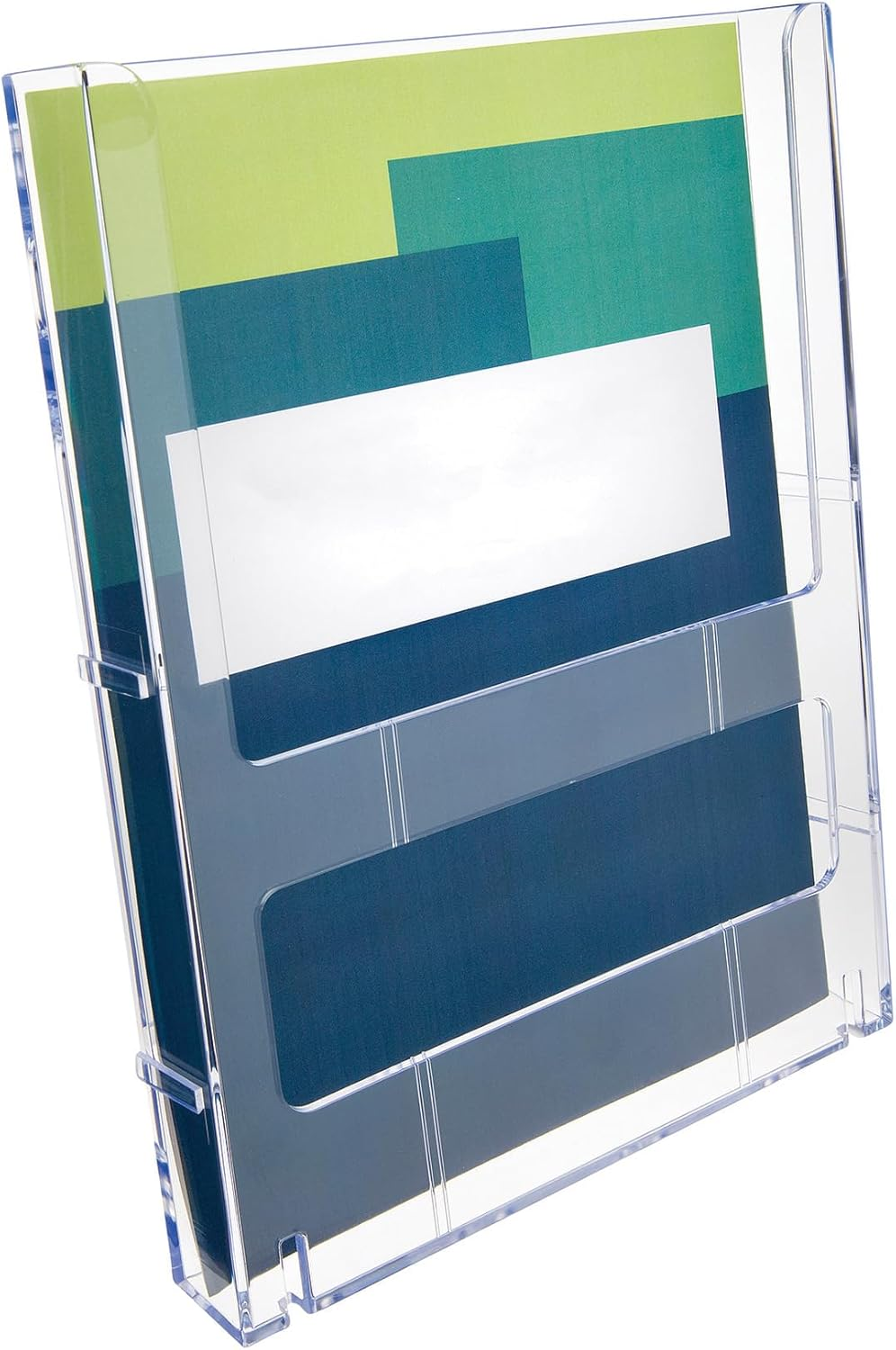 Deflecto Lit-Loc Literature Holder Modular Wall-Mountable A4 Clear Ref DE772001 image number 6