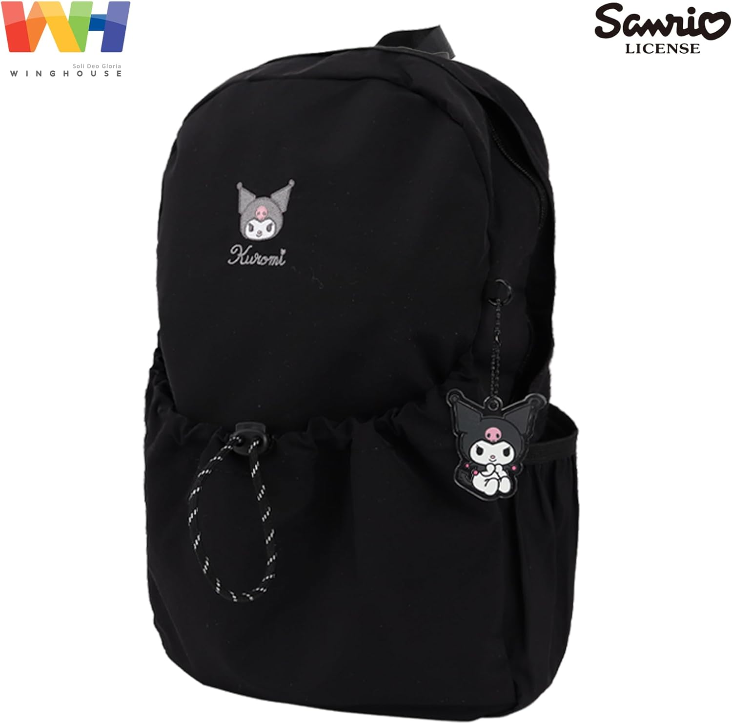 Sanrio Characters Backpack &ndash; Cute Kuromi, My Melody, Cinnamoroll Daily Bag | Lightweight Travel Laptop Bag for Teens & Women image number 2