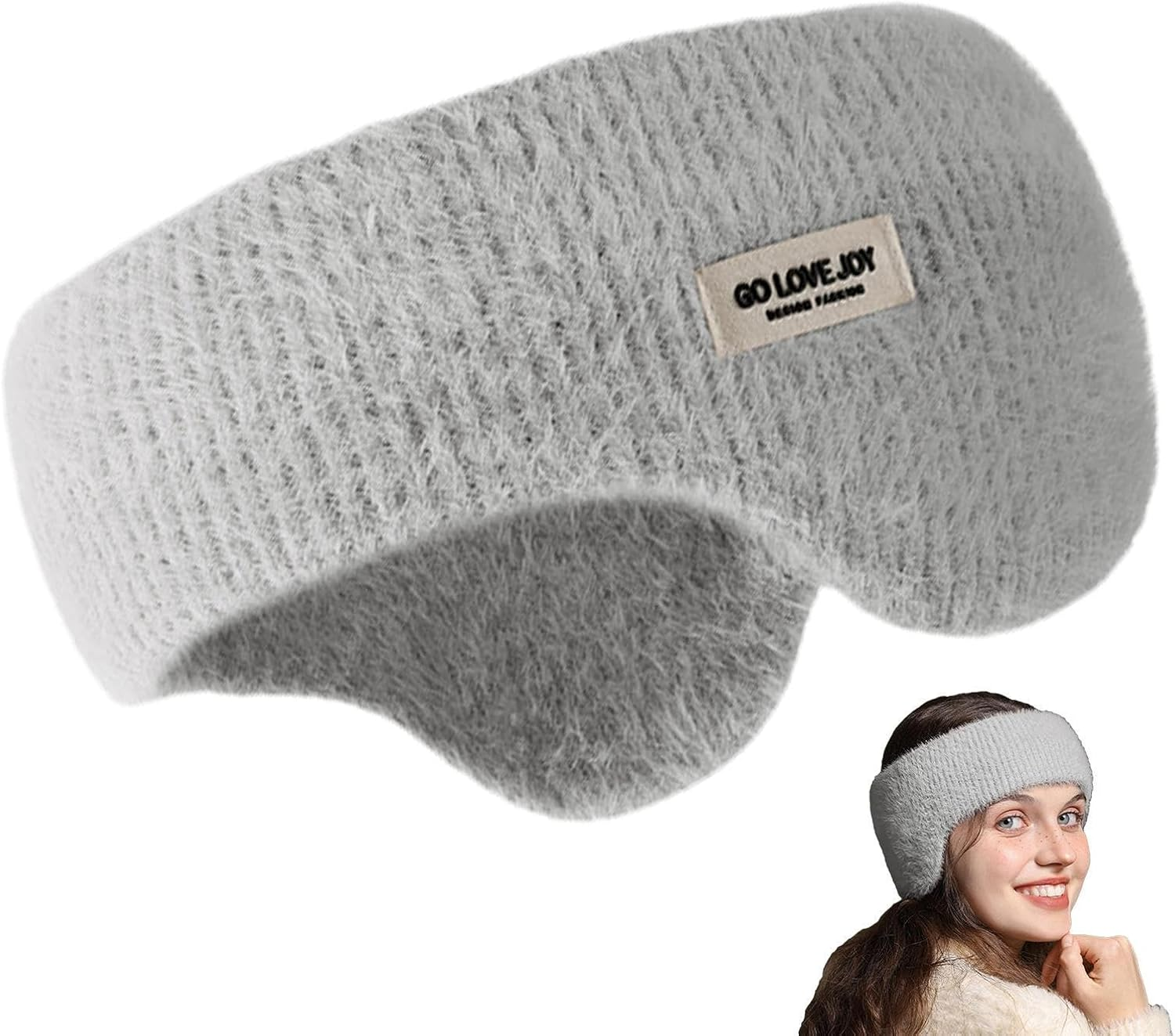 Soundproof Earmuffs for Sleeping, Noise Cancelling Ear Muffs, Noise Cancelling Sleep Headband, Ear Muffss for Sleeping, Winter Warm Soundproof Earmuffs, Portable Ears Muffs for Working, Napping