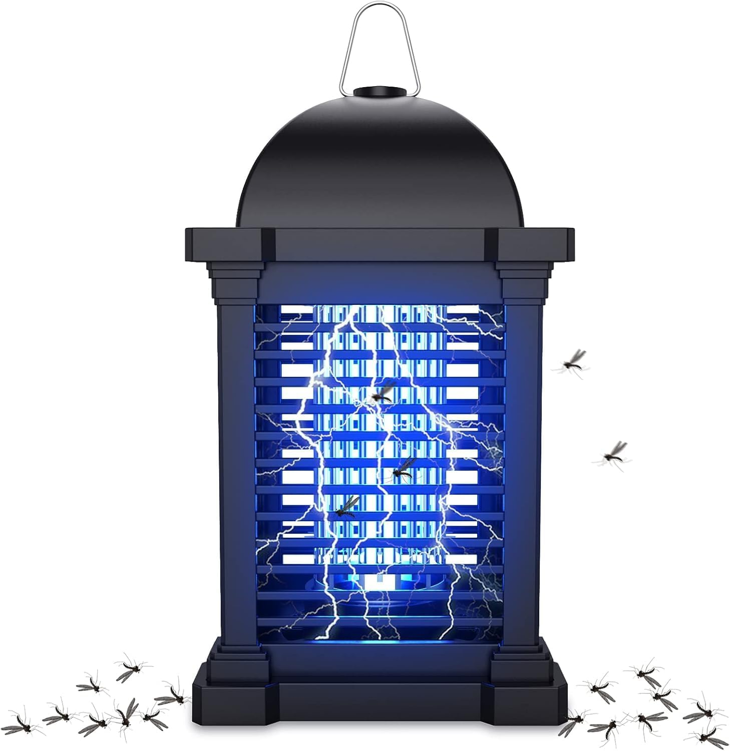 Upgraded Bug Zapper,Tmactime Mosquito Killer Lamp with 4300V UV Waterproof Electric Fly Zapper,Fruit Fly Killer for Camping,Plug-In Hangable Fly Trap Light,Bedroom, Kitchen, Office, Home Garden image number 3