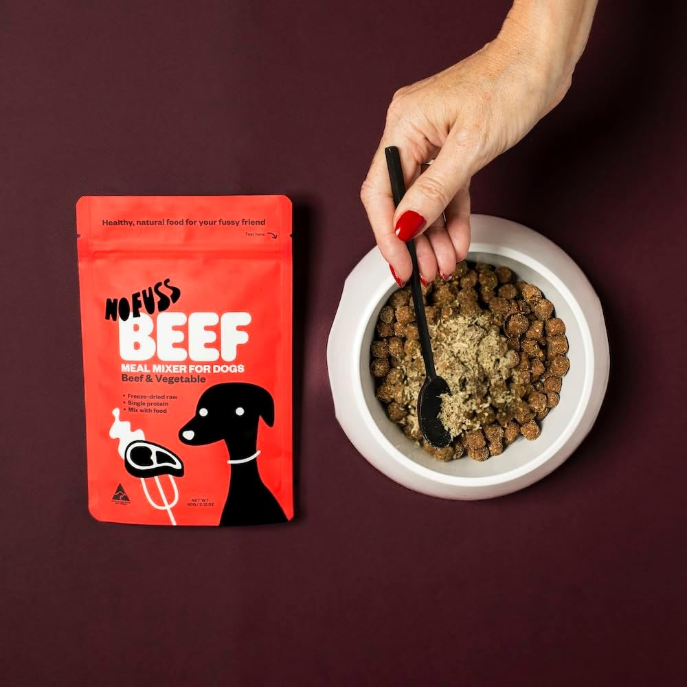 No Fuss Beef Meal Mixer Dog Food 60 G (Pack of 2) image number 4