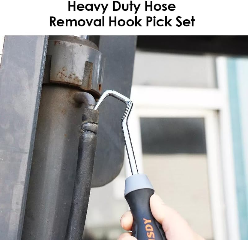 LEDON 2PCS Hose Removal Hook Pick Set, Heavy Duty for Radiator Seal Heater Line Ring image number 3