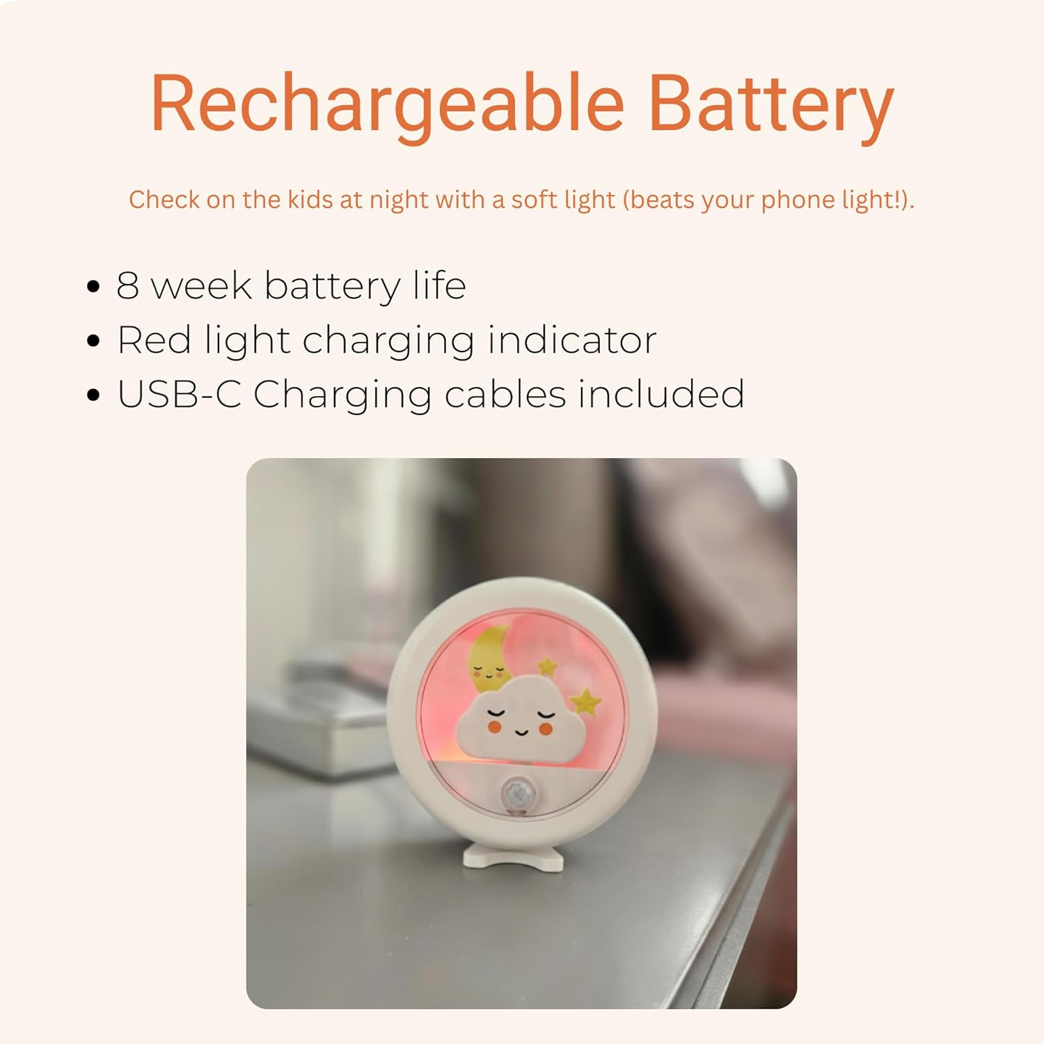 Motion Sensor Night Lights, 3 Pack | the Only Linked Motion Sensor Lights | Create Safe Light Pathways to the Bathroom, Hallway or Stairs. Soft Light, Rechargeable with 8 Week Battery Life. image number 1