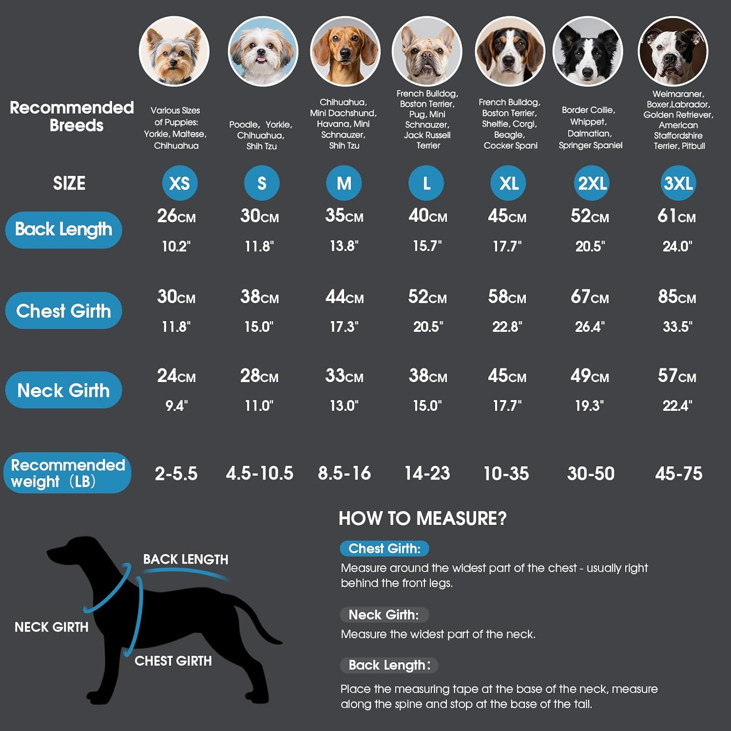 ASENKU Windproof Dog Winter Coat Waterproof Dog Jacket Warm Dog Vest Cold Weather Pet Apparel with 2 Layers Fleece Lined for Small Medium Large Dogs image number 6