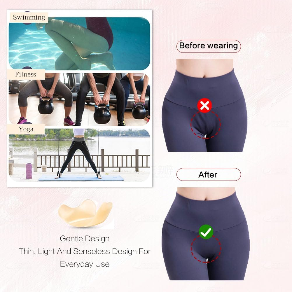 Waterproof Swimming Pads for Women, Soft Private Patches, Panty Liners Swimsuits and Lingerie Panty Liner/Barrier(5Pack) (Light Yellow) image number 1