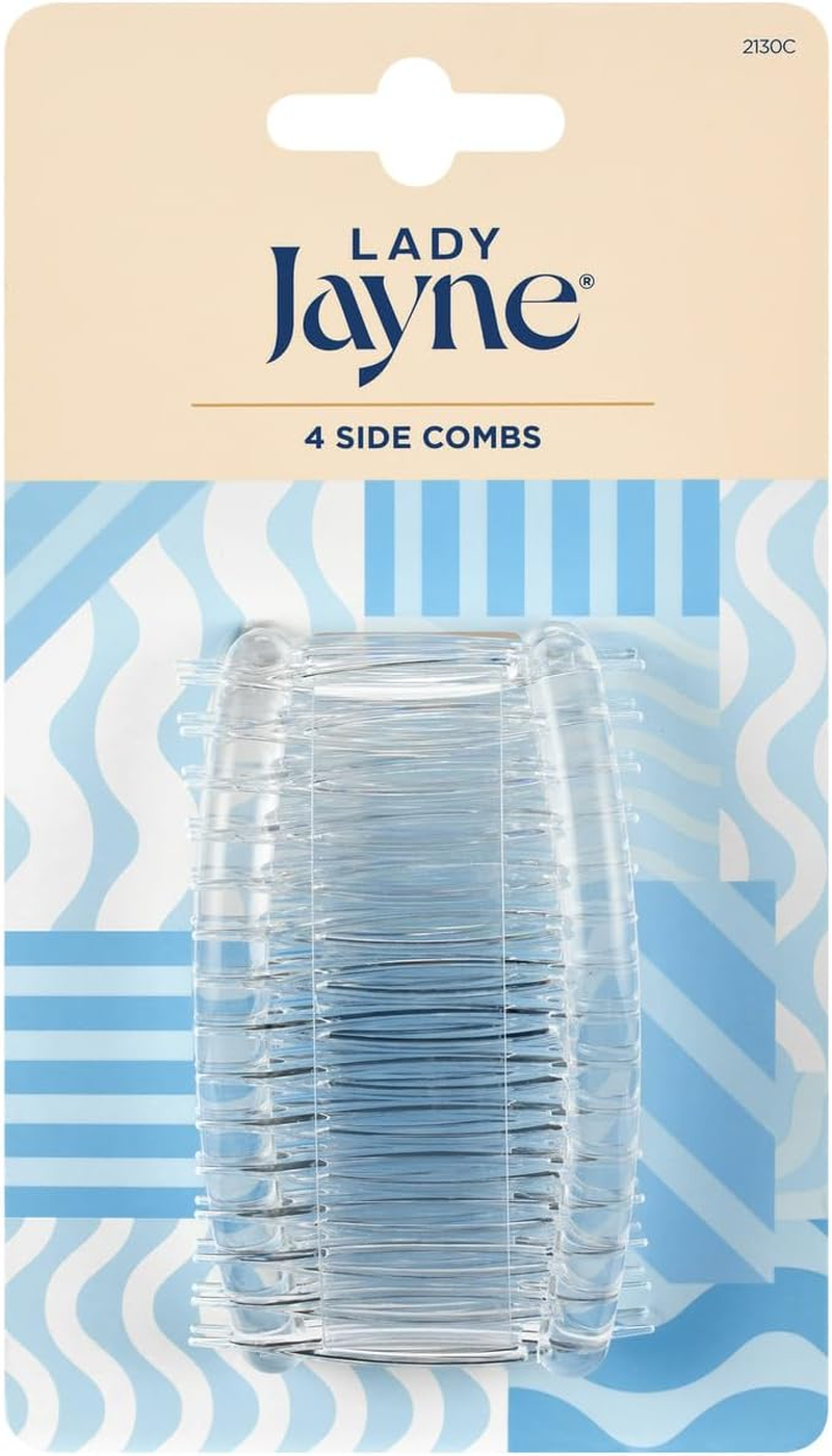 Lady Jayne Crystal Side Combs - 4 Pk