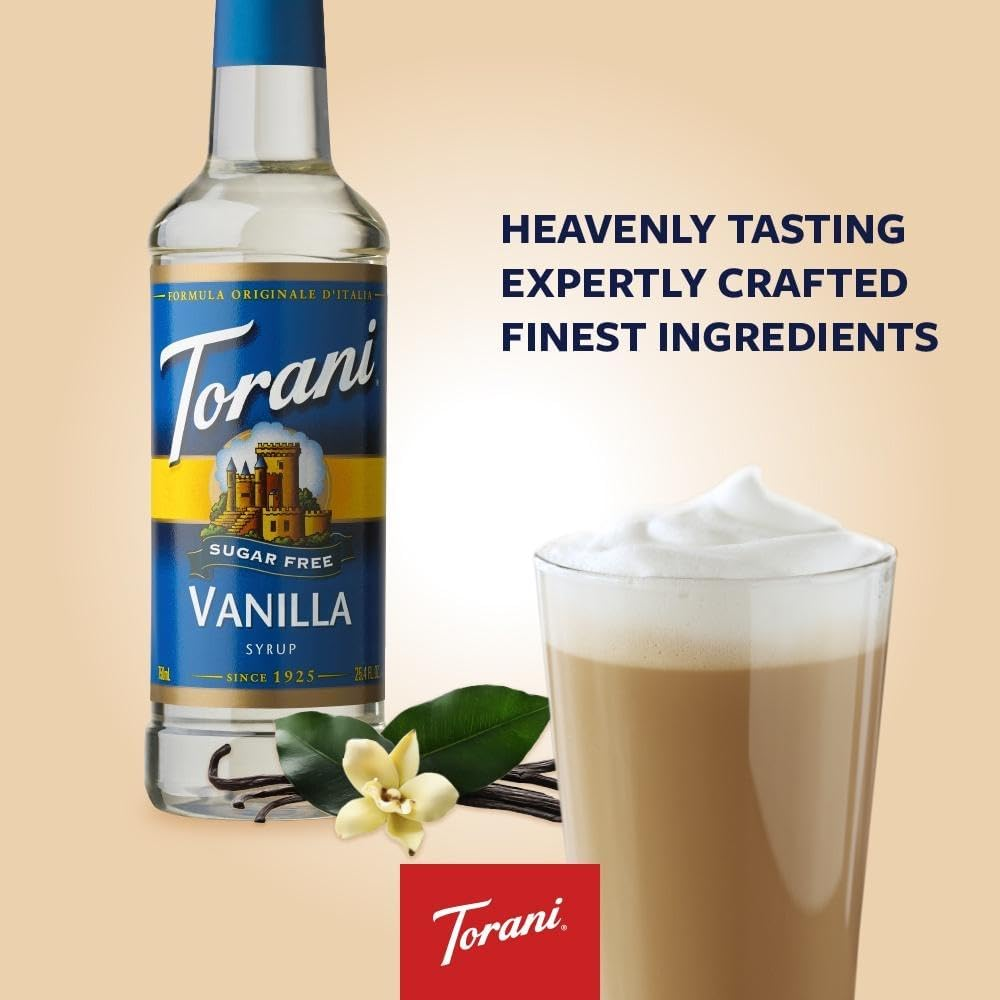 Torani Sugar Free Vanilla Syrup 750 Ml image number 1