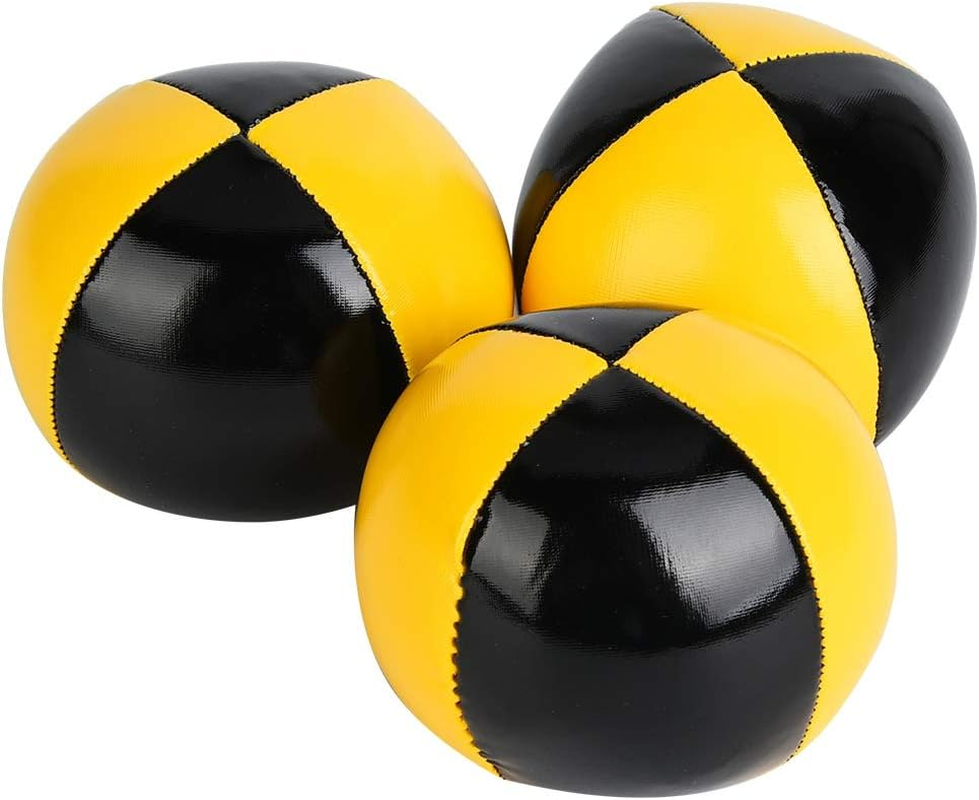 Tear Resistance Thud Juggling Balls, 3PCS Uggling Ball Set, for Beginner Childrens Learning Juggle image number 4