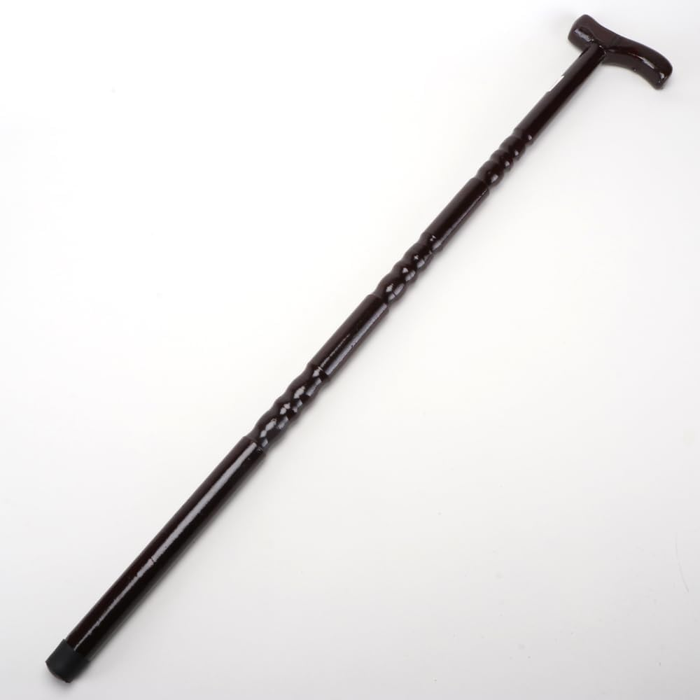 1St Care Brown Wooden Walking Stick, 90 Cm Length