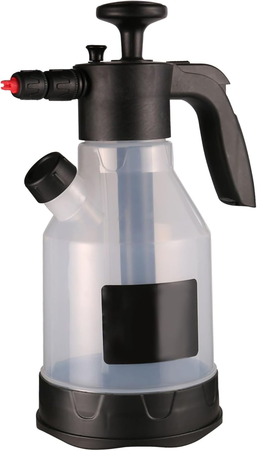 2L Car Foam Sprayer, Hand Pressure Snow Foam Bottle, Automatic Spray Snow Sprayer, Clear Pump for Car Cleaning, Garden Watering image number 6