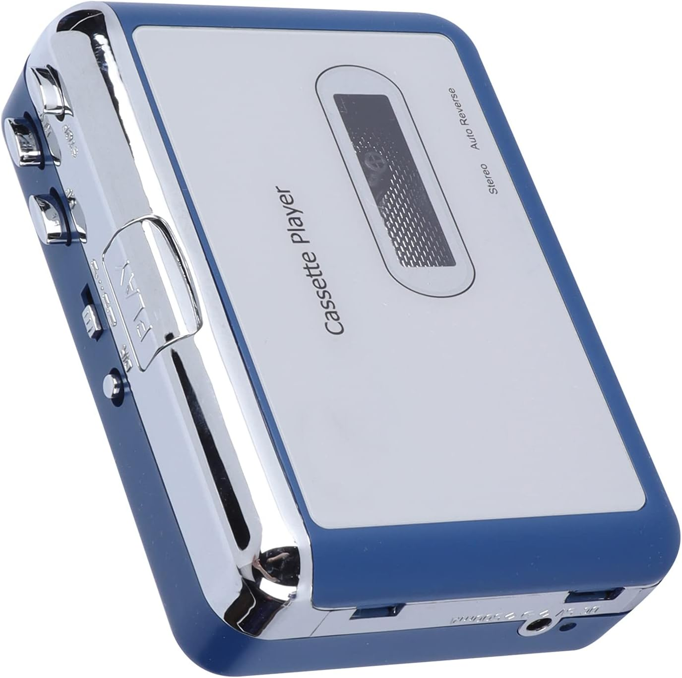 Cassette Player, Portable Tape Player Output to Headphone with Built-In Transmitter and 3.5Mm Jack,Cassette Player Auto- Reverse