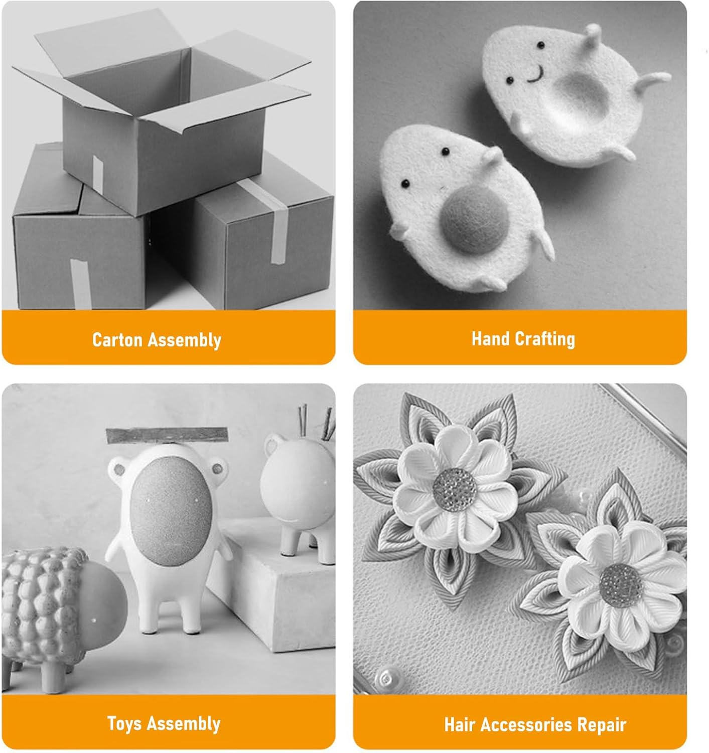 Cordless Hot Glue Gun, 10Pcs 7Mm High Adhesion Sticks, Cordless Hot Melt Glue Gun, Auto Dispensing, for Art, Crafts, Decorations, Home Repairs (Purple)