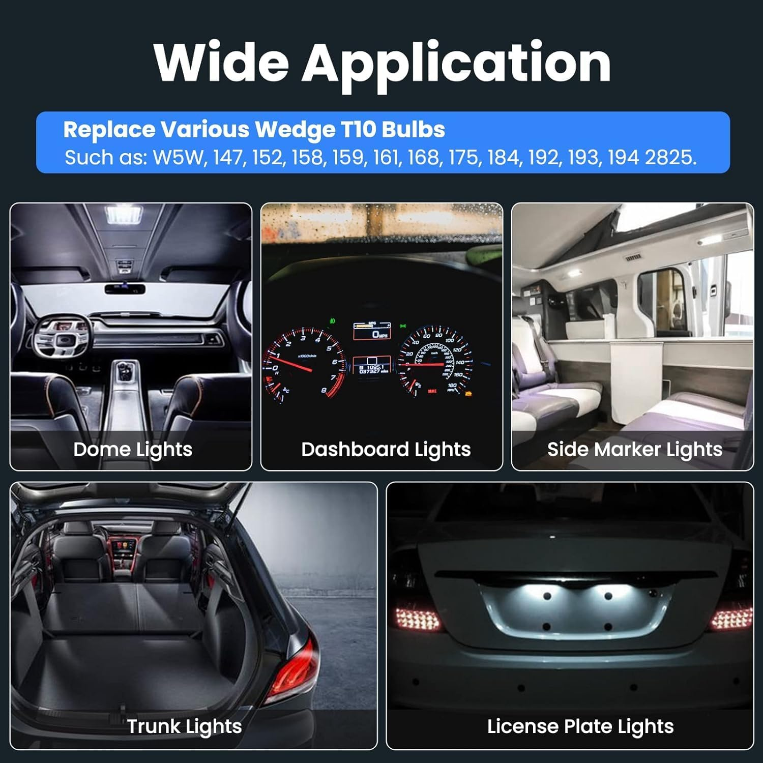 Lamptobe P21W 1156 Ba15S LED Bulb 6000K White 6W Super Bright 24-SMD 2838 Chipsets DC 10-24V LED Light Bulbs for RV Interior Lights Auto Backup Reverse Light Tail Turn Signal Position Lights 2PCS image number 2