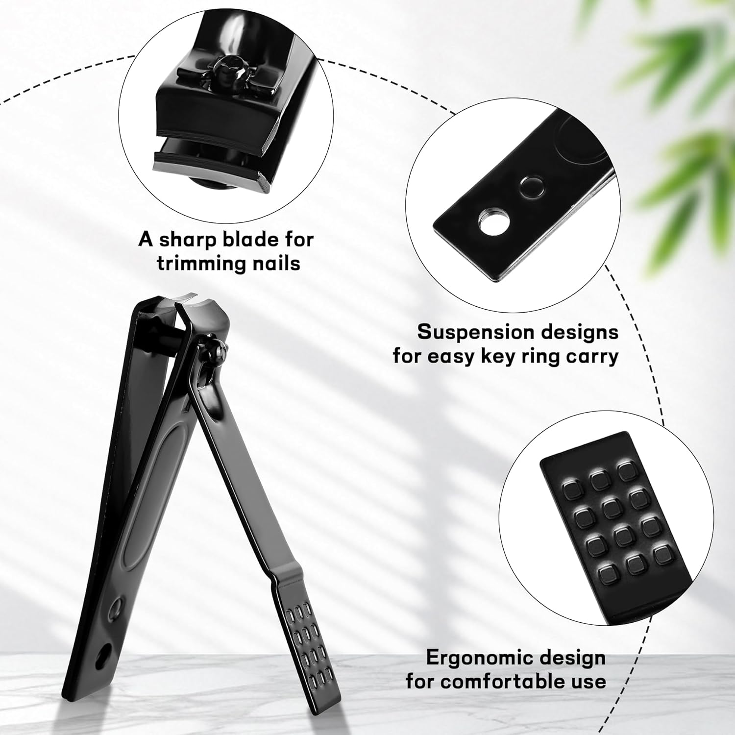 Manicure Set Gift for Men, Stocking Stuffers for Husband Teen Boy, 7 in 1 Finger and Toe Nail Clippers Kit, Men Personal Care Tools Accessories Pedicure Kits with Travel Case Nail Grooming Kit - Silver image number 6