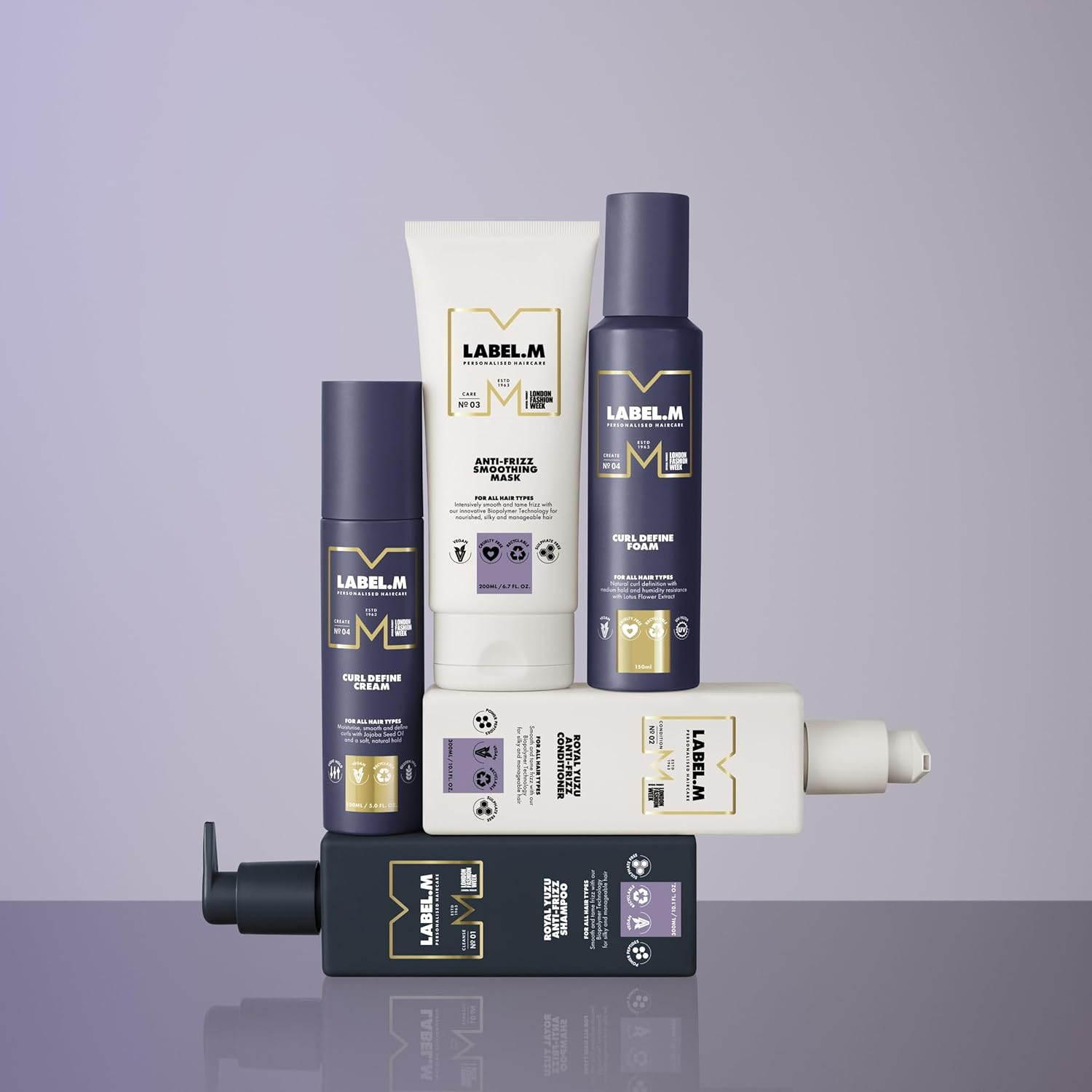 Label.M Smoothing Cream (Protects Straightened Styles from Frizz Caused by Humidity) 200Ml/6.8 Oz