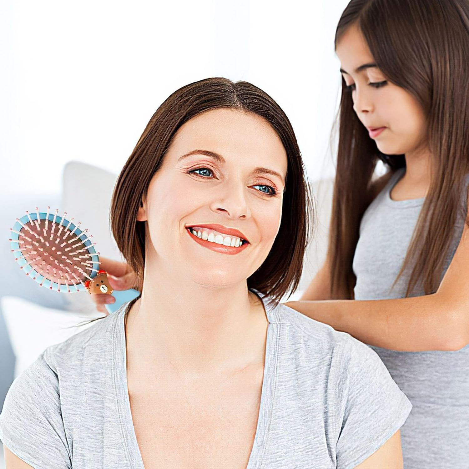 2 Pieces Air Cushion Hair Comb, Massage Comb, Cute Hair Comb, Portable Comb, Hair Styling Tool. image number 1