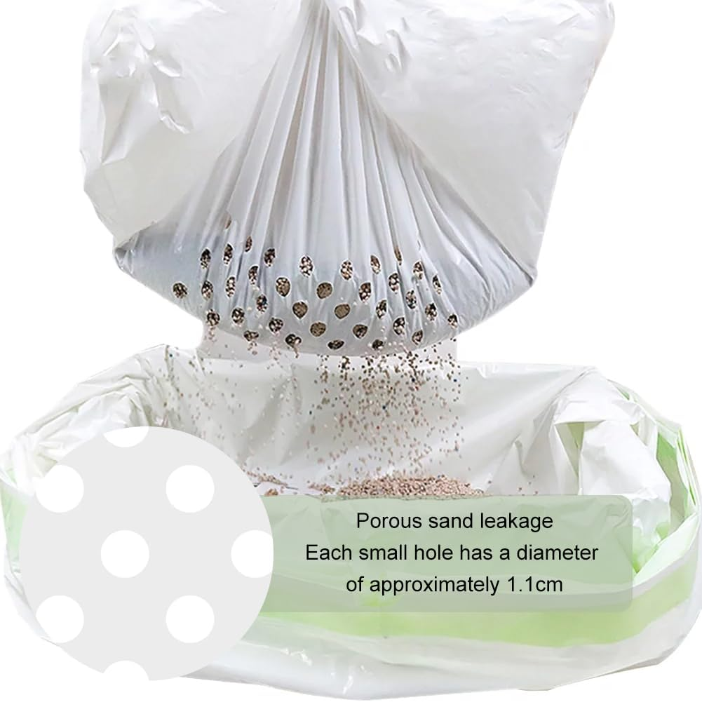 Cat Litter Tray Bag Cat Litter Bag Overlaid Filter Bags for Cat Litter Tray with Carry Handle Cat Litter Tray for Changing Cat Litter Tray for Cat Litter Tray image number 6