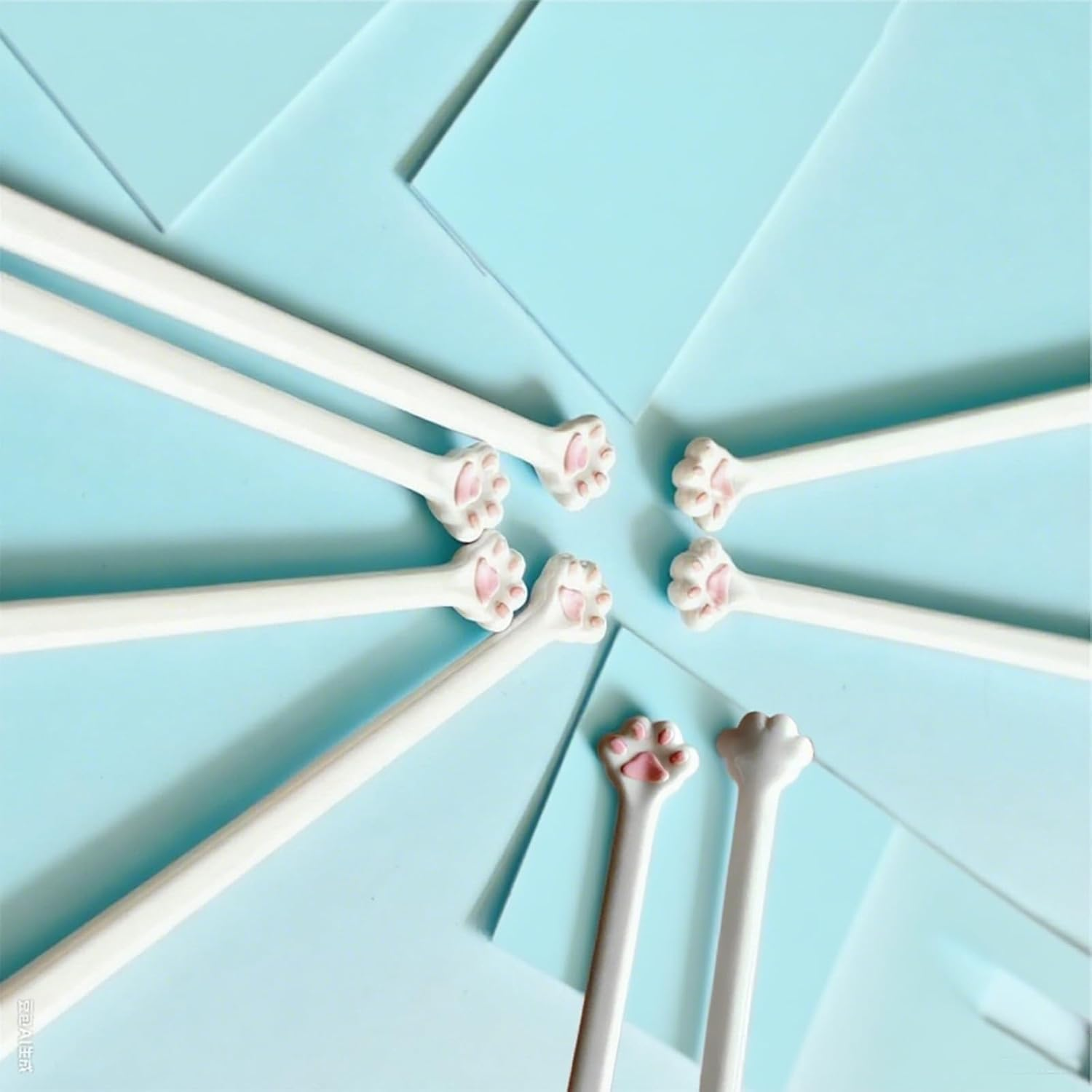 Zvorgath Cat Paw Chopsticks, Non-Slip Pink Plastic Chopsticks with Cute Paw Prints, Meowgic Tableware Themed, Fun for Cat Lovers image number 4