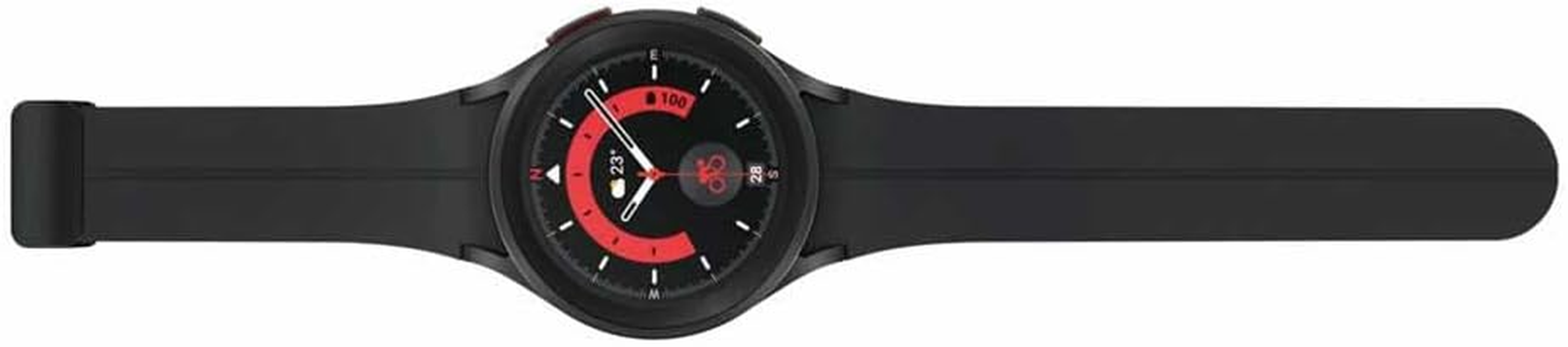 Samsung Galaxy Watch5 Pro (Import Version) round Bluetooth Smart Watch Wear OS Outdoor Fitness Watch Fitness Tracker 45Mm Titanium Black image number 2