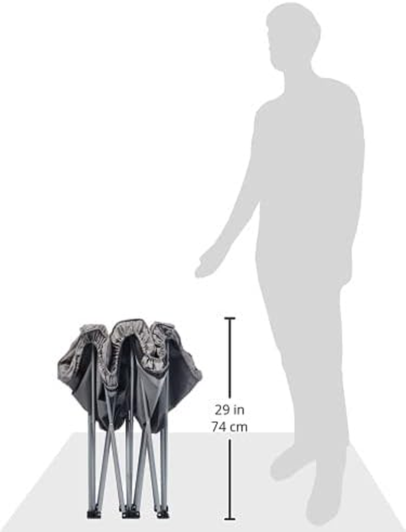 Regalo My Cot Extra Long Portable Bed, Gray, Includes Fitted Sheet and Travel Case 9 Pounds image number 6