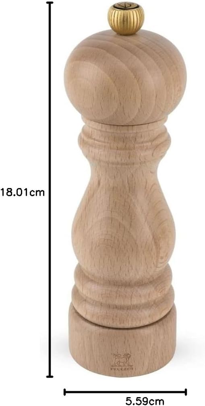 Peugeot 0870418 Paris Classic 7 Inch Pepper Mill, Natural image number 2
