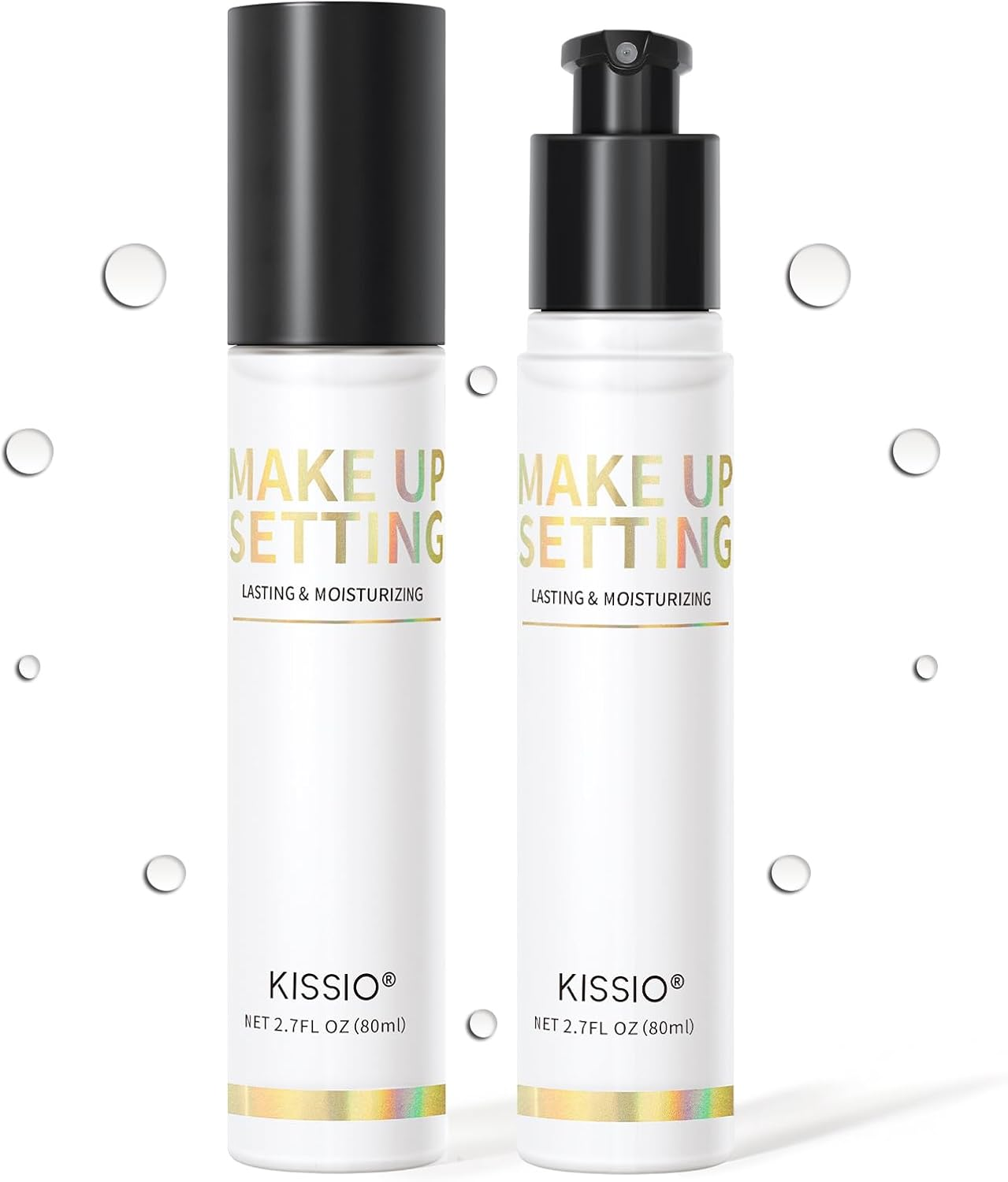KISSIO Makeup Setting Spray,Long Lasting Setting Mist for 16HR Makeup Wear,Lightweight,Hydrating and Soothing,Fine Mist,Natural Finish for All Skin Type,80 Ml image number 2