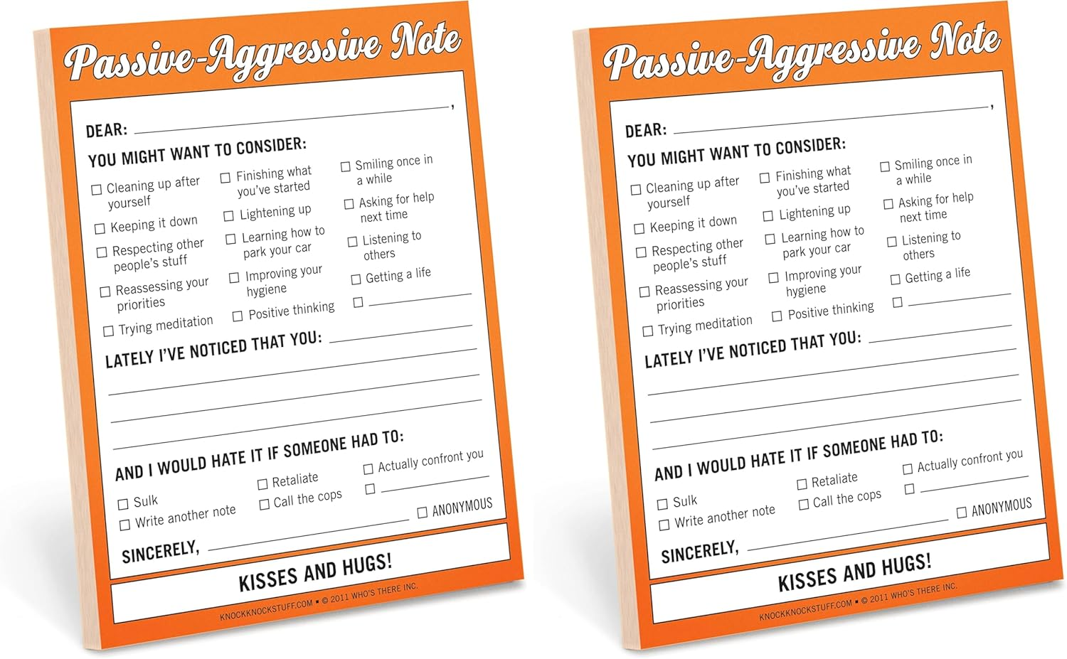 Knock Knock Self-Care RX Nifty Note - Self Care Gifts & Funny Gift Ideas for Friends, 4 X 5.25-Inches image number 1