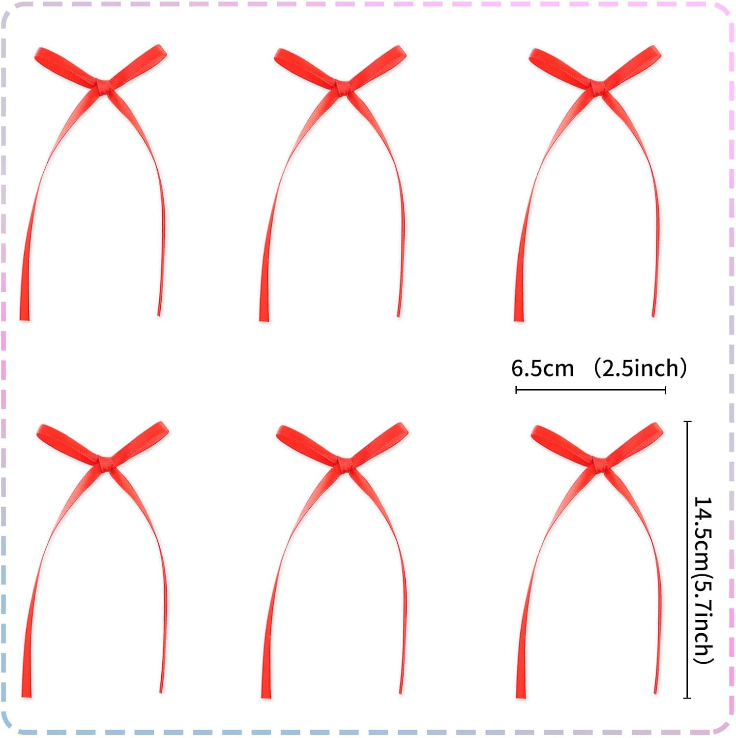 24 Pack Bow Cupcake Toppers Bowknot Pink Purple Blue Yellow Green Mulitycolor Cupcake Picks Bridal Baby Shower Cake Dessert Picks Decoration Baby Girl Birthday Wedding Party Supplies Red - Black Lace image number 3