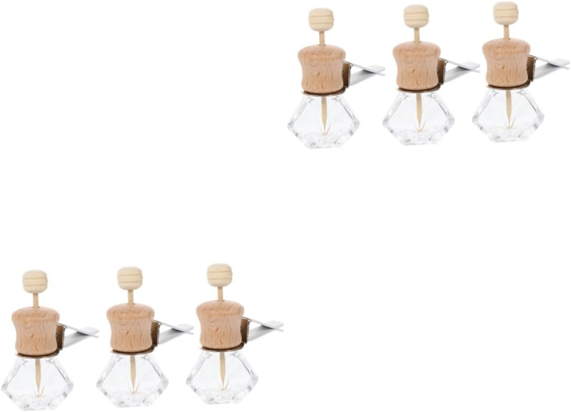 Amosfun 9Pcs Automotive Smart Car Air Freshener Car Air Vent Aromatherapy Diffuser Essential Oil Perfume Bottle Aroma Bottle