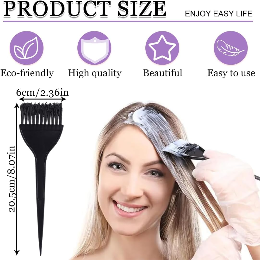 5 Pieces Hair Dye Brush, Brush Hair Dye, Hair Dye Comb Brushes, Applicator Tools, Hair Dye Brush Applicator for Barbershop and Home