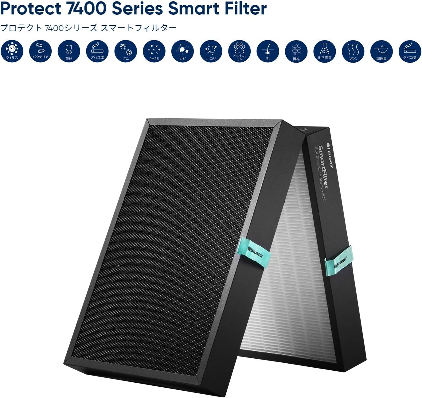 [Genuine Product] Blue Air Air Purifier Protect 7400 Series Replacement Smart Filter 106156 image number 1