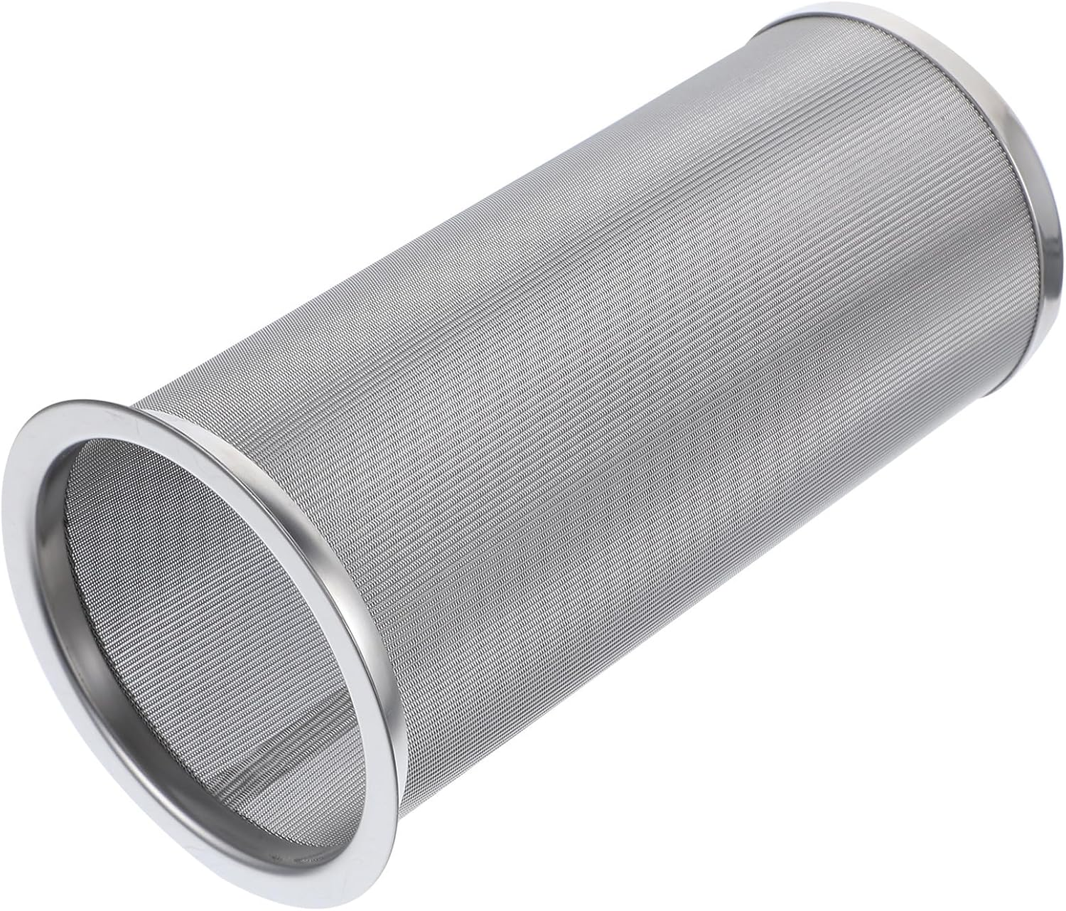 MOLUCKFU 304 Stainless Steel Coffee Filter Basket 8X15Cm Mesh Fruit Juice Strainer Tea Infuser Replacement for Home Brewing image number 5