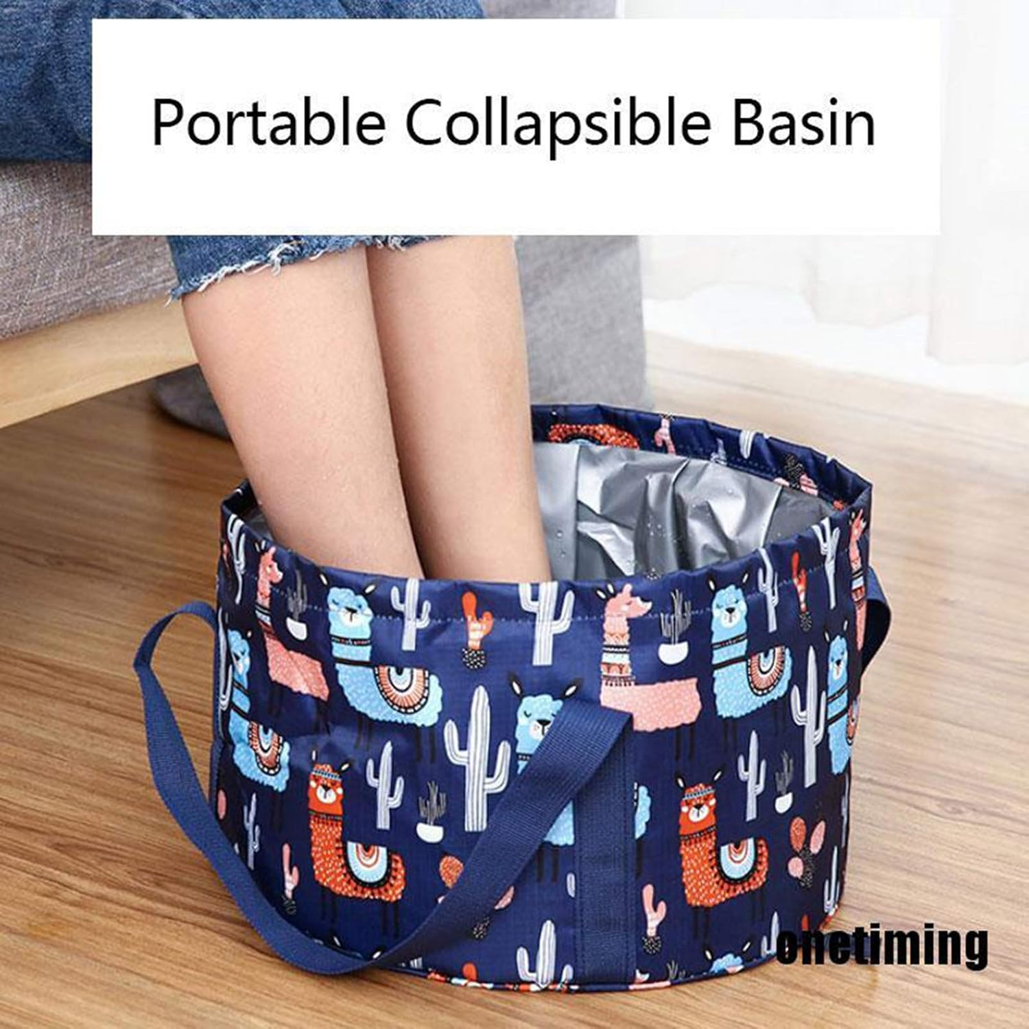 Foot Bath Tub Water Spa & Foot Massage Foot Basin for Soaking Foot Toe Nails Ankles Foldable & Portable Foot Tub image number 6