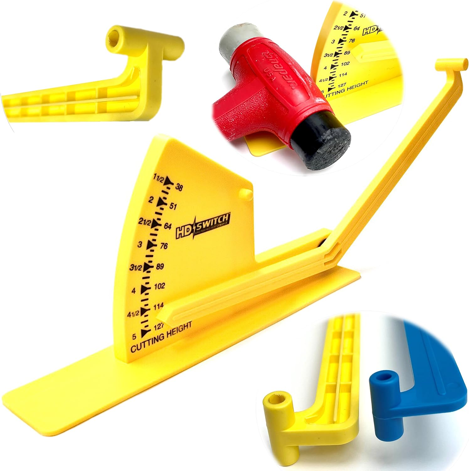 HD Switch - OEM Upgrade - Deck Blade Leveling Leveler Gage Gauge for Toro Exmark Snapper Simplicity Ferris Kubota Bush Hog Poulan Ariens Gravely Bobcat Lawn Mower Garden Tractors Zero Turn Lawnmowers image number 4