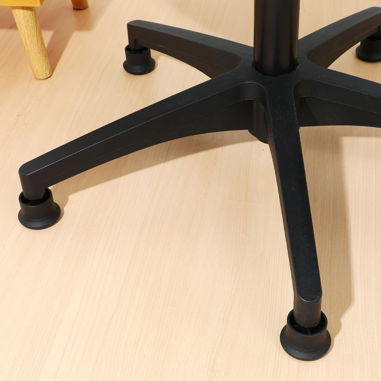 OHPHCALL 5Pcs Furniture Chair Glides for Office and Home Replacement Castors for Swivel Chairs Anti-Slip Floor Protectors in Black image number 5