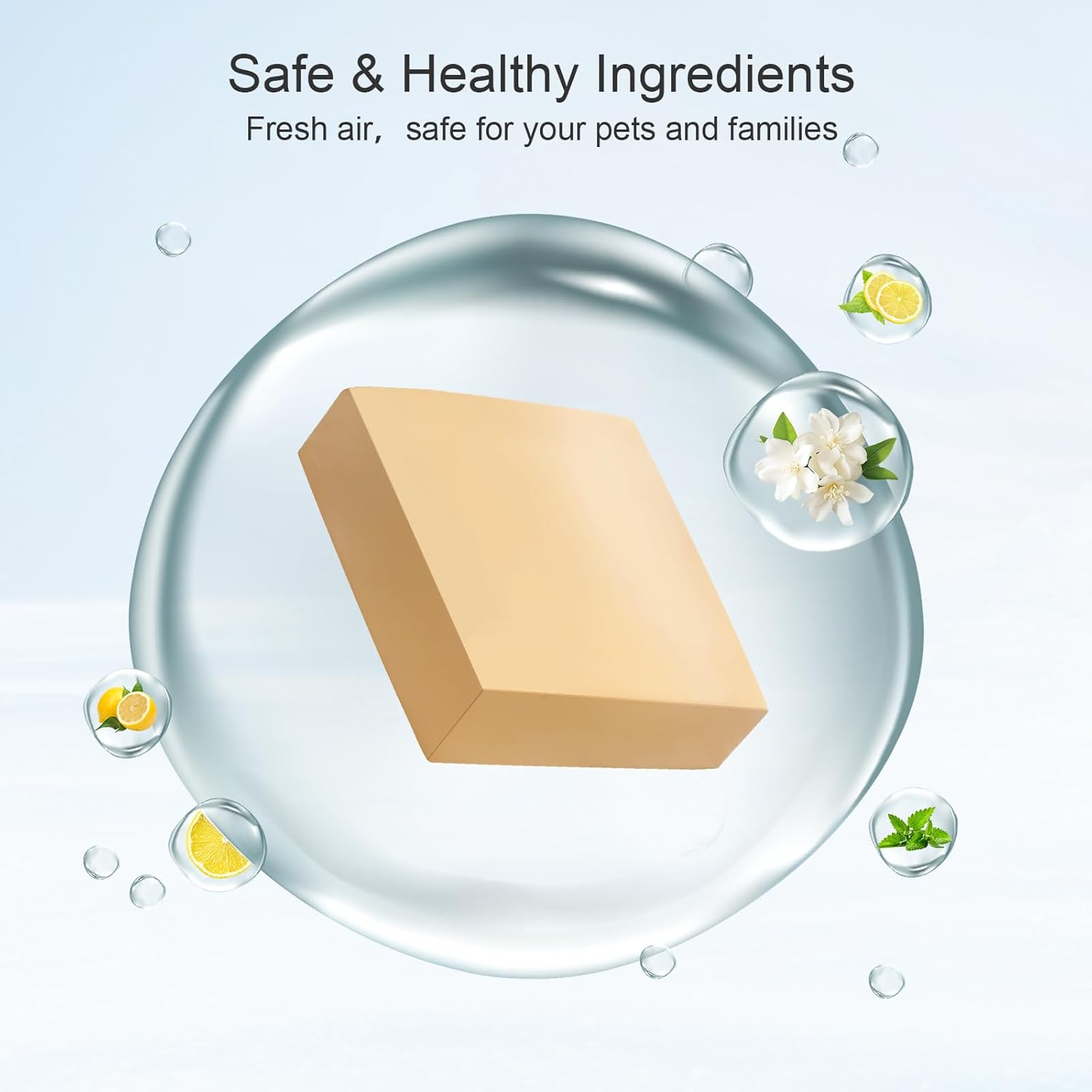 Homefio Pet Odor Eliminator with N50 Odor Eliminator Exclusive for Pura Max Self-Cleaning Cat Litter Box - Cat Toilet Odor Control (Pack of 6) image number 4