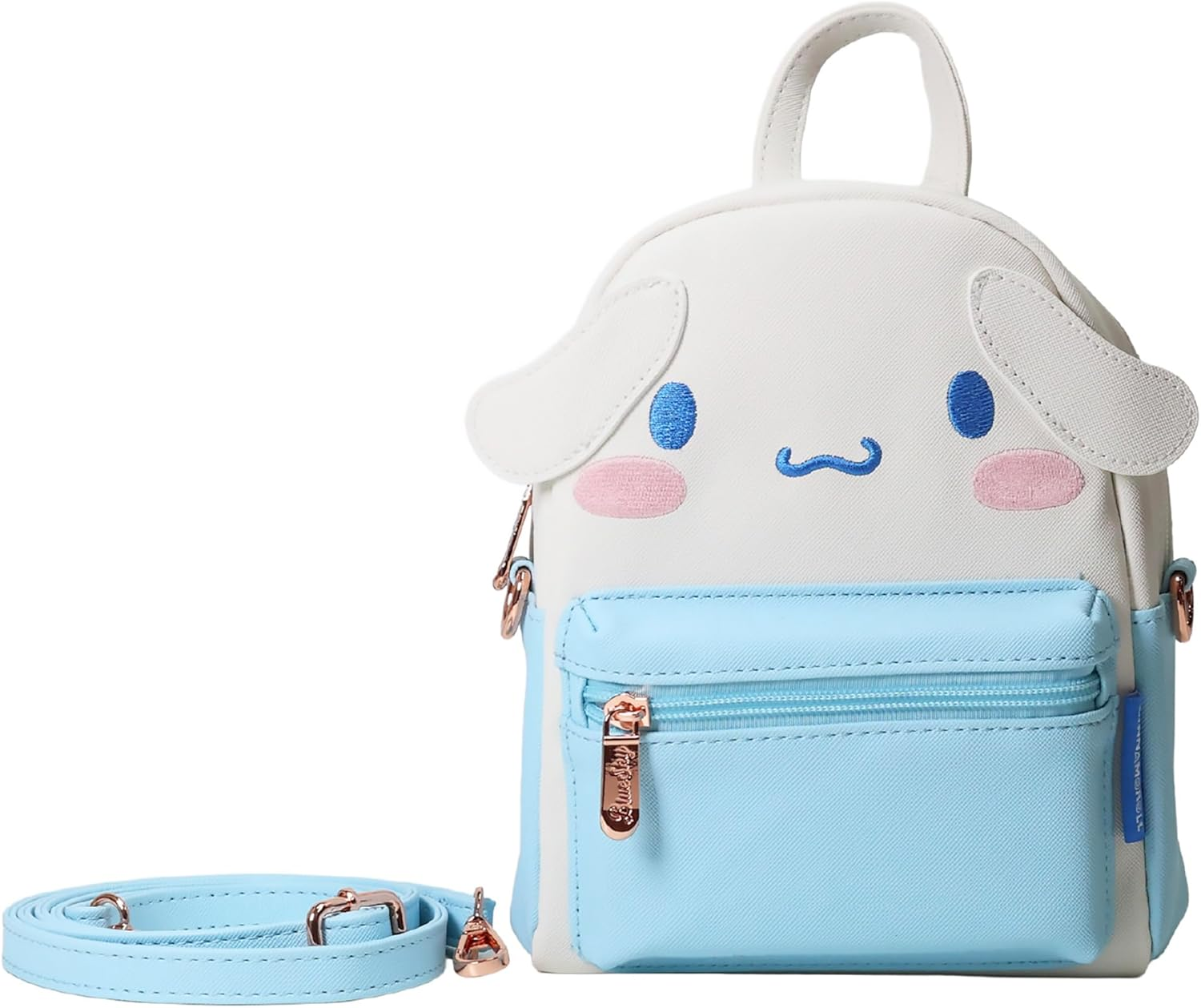 Blue Sky Studios Hello Kitty Mini Backpack, Small Kawaii Travel Bag with Adjustable Straps, Cute Gifts Merchandise and Accessories