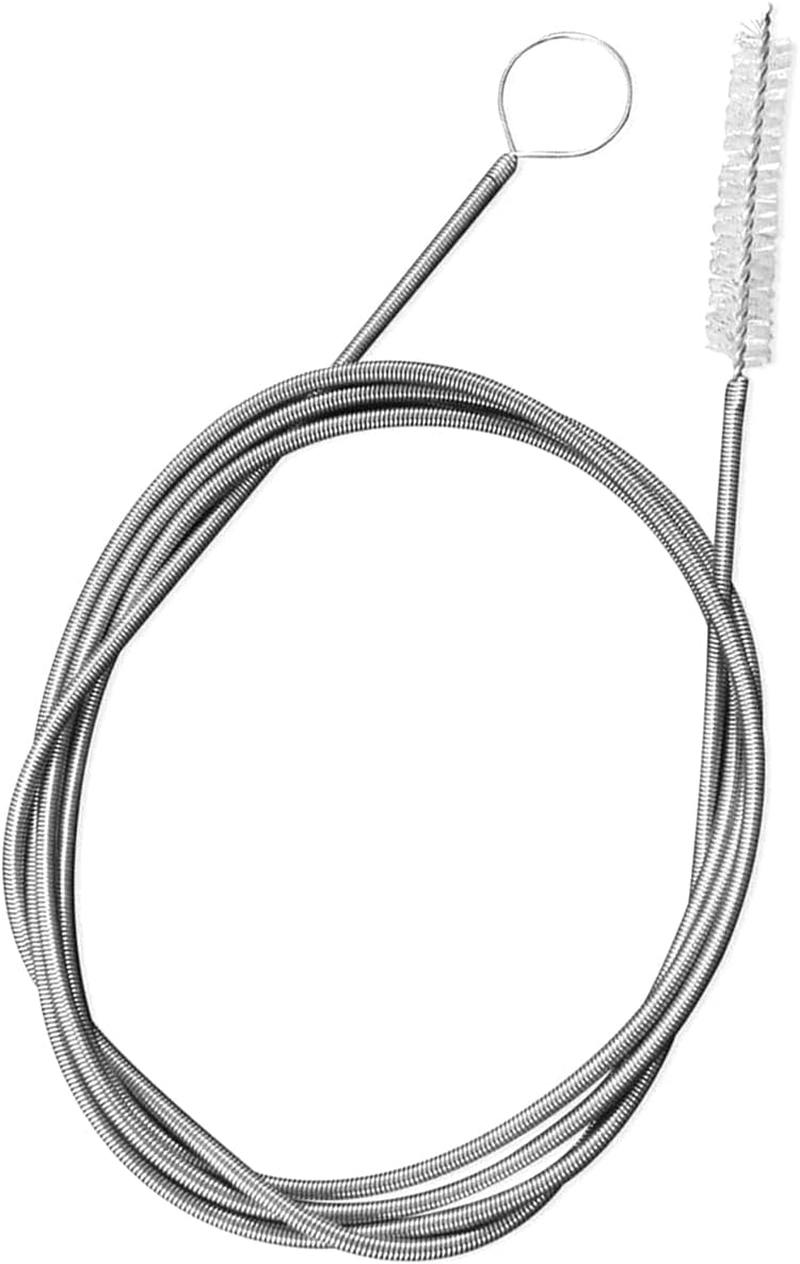 EKIND Extra Long Pipe Tube Cleaner, 59 Inches Flexible Nylon Drain Spring Brush for Cleaning Feeding Tubes and Racking Lines image number 3