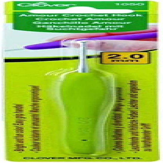 Clover Amour Crochet Hook, 4.5 Mm Size, Yellow
