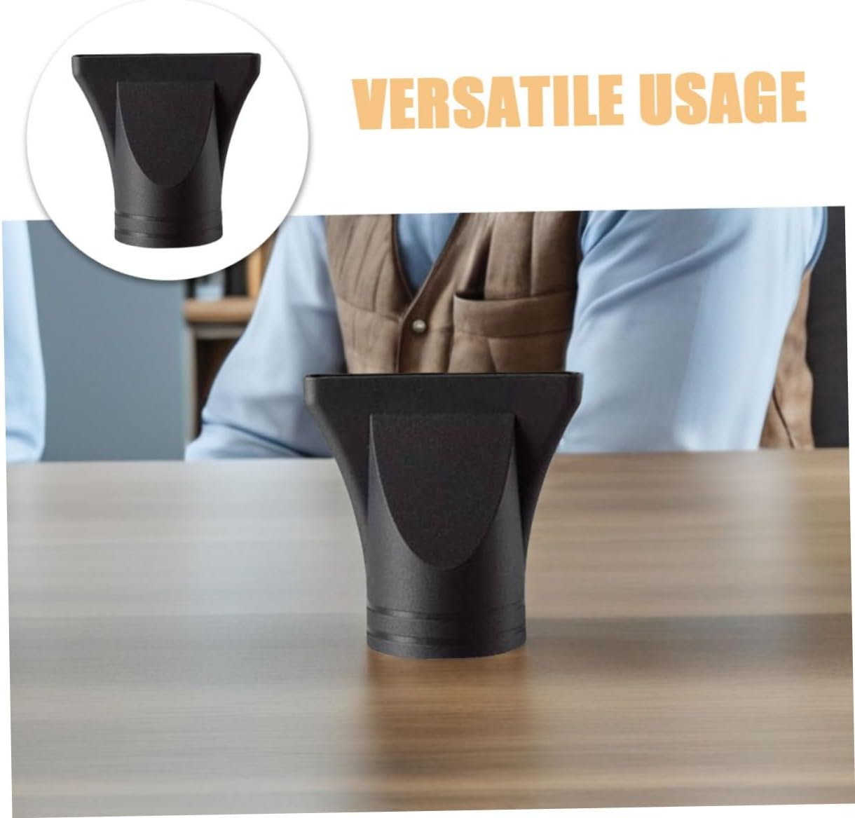 4Pcs High Temperature Duckbill Nozzles Plastic Salon Hair Dryer Nozzle Replacement Narrow Concentrator for Barber Shop and Home Use Hot Air