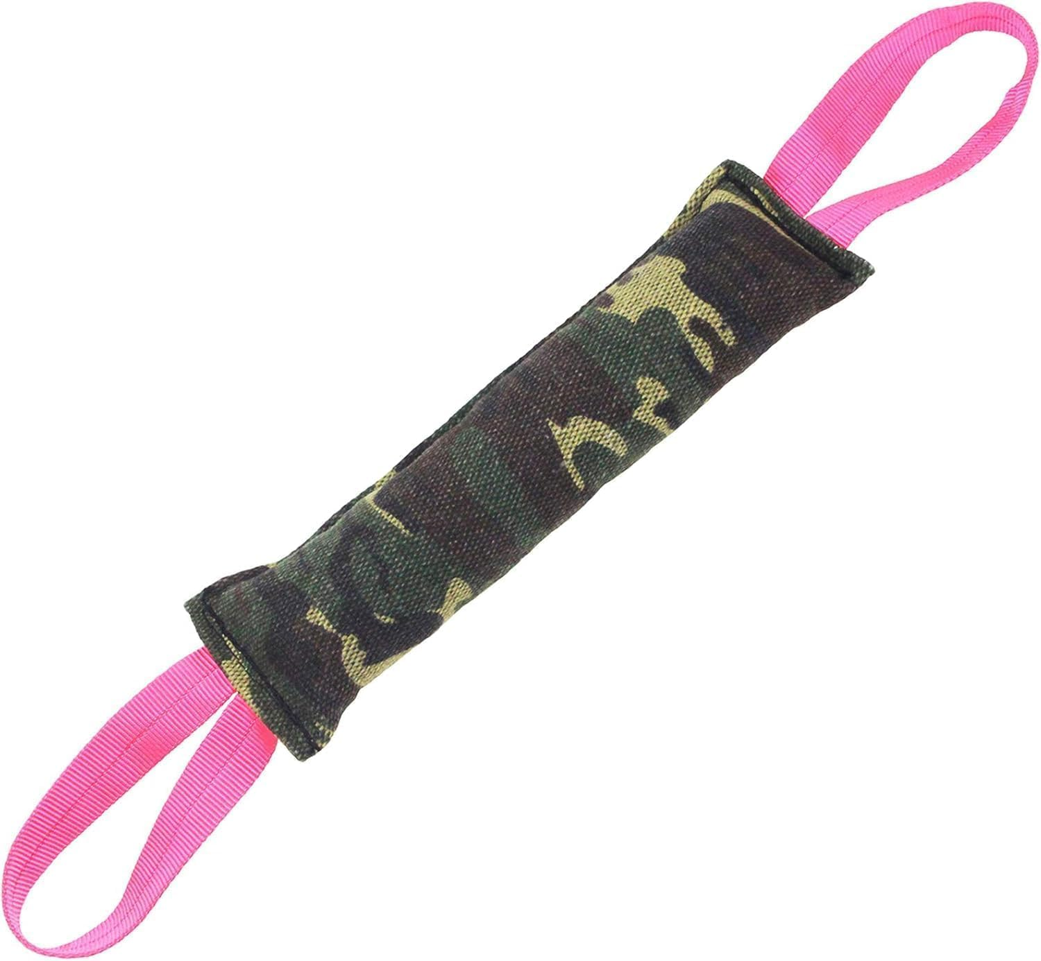 Retractable Interactive Dog Rope Tug of War Toy, Durable Hanging Exercise Tug of War for Medium to Large Dogs Play - Best for Tug of War, Bite Training, Dogs Hanging Outdoors (Camouflage) image number 5