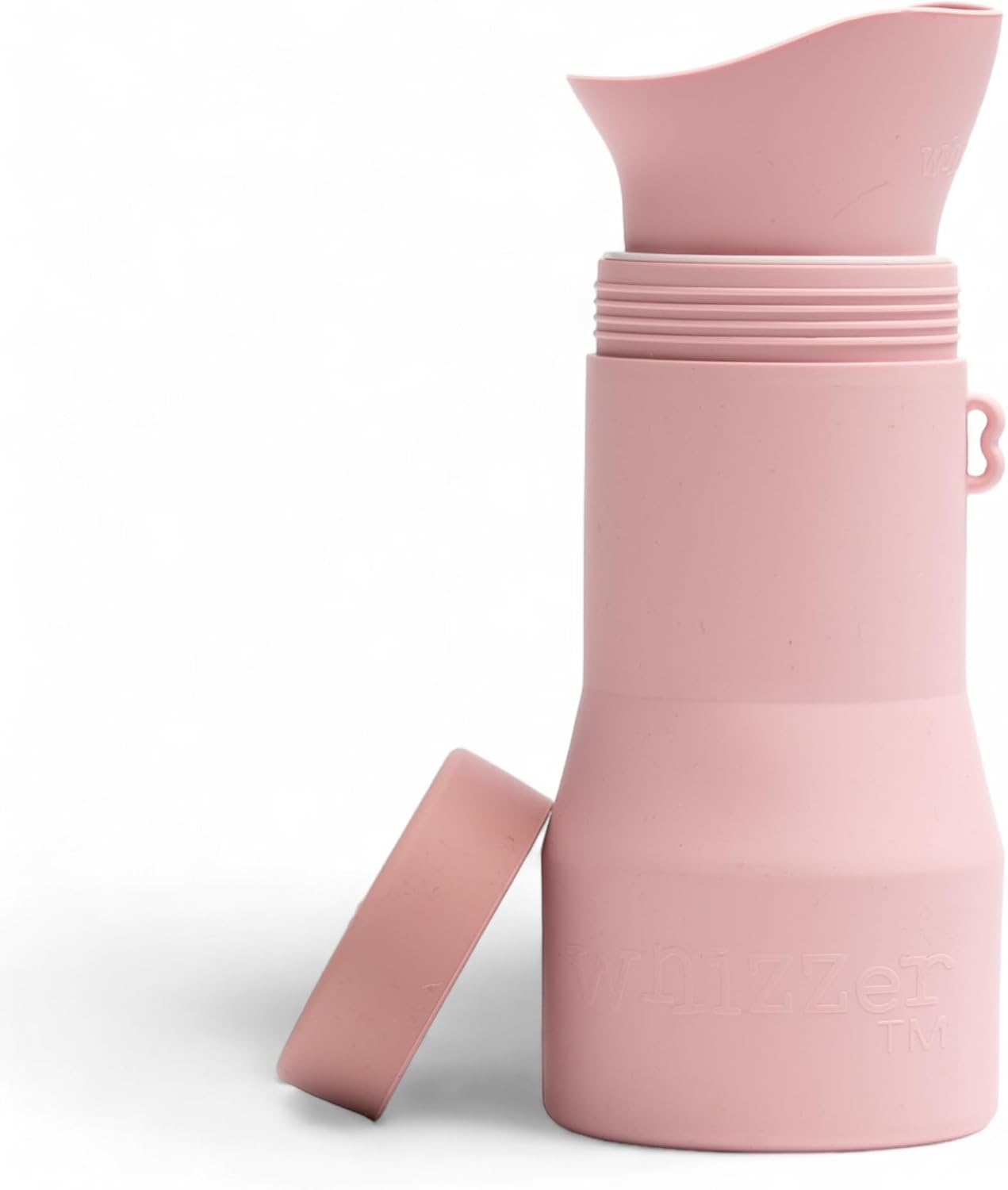 Whizzer&trade; - Discreet Portable Toilet for Adults - Seen on Dragons Den - Travel Essentials for Festivals, Camping, Caravans & Travel - Silicone Pee Bottle for Men & Women - Portable & Leakproof - 500Ml